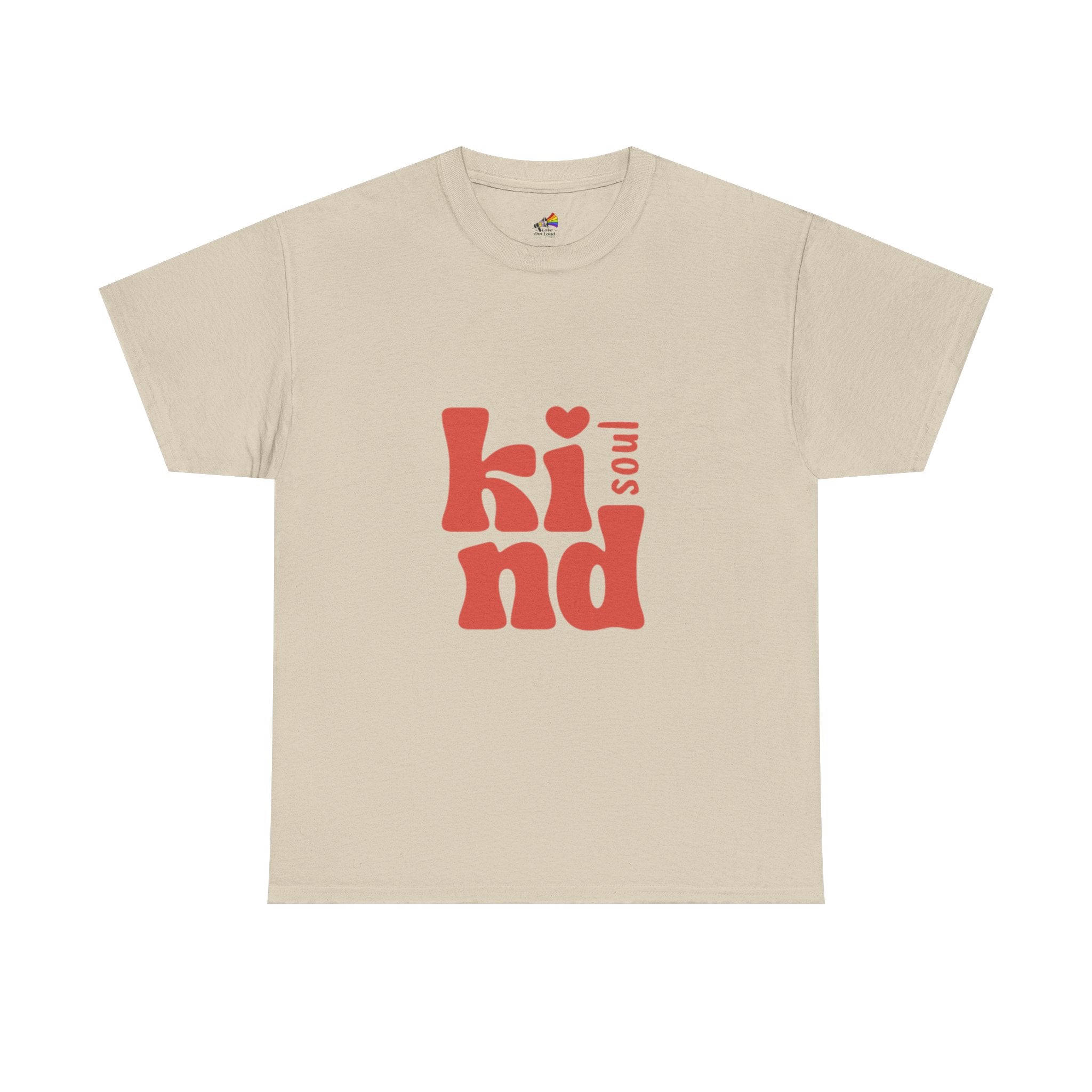 Kind Soul Tee — Retro Red Kindness Graphic T‑Shirt