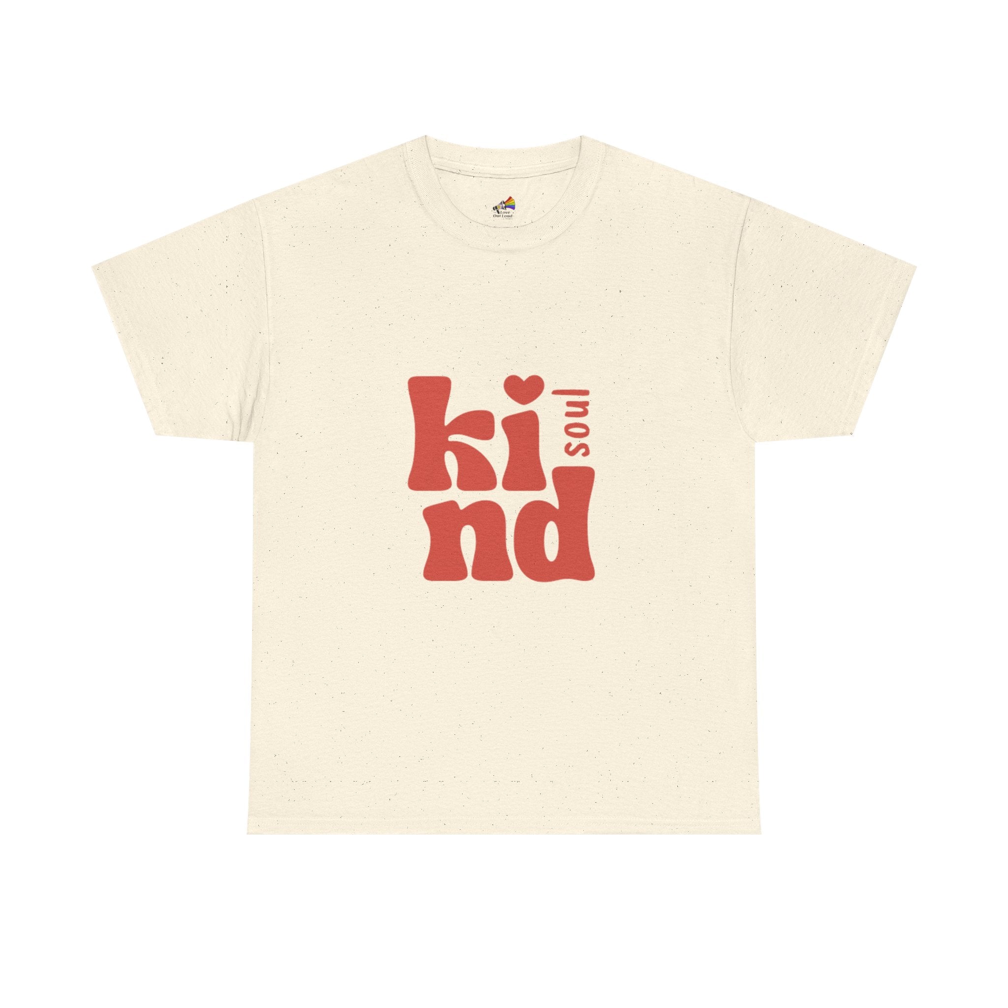 Kind Soul Tee — Retro Red Kindness Graphic T‑Shirt