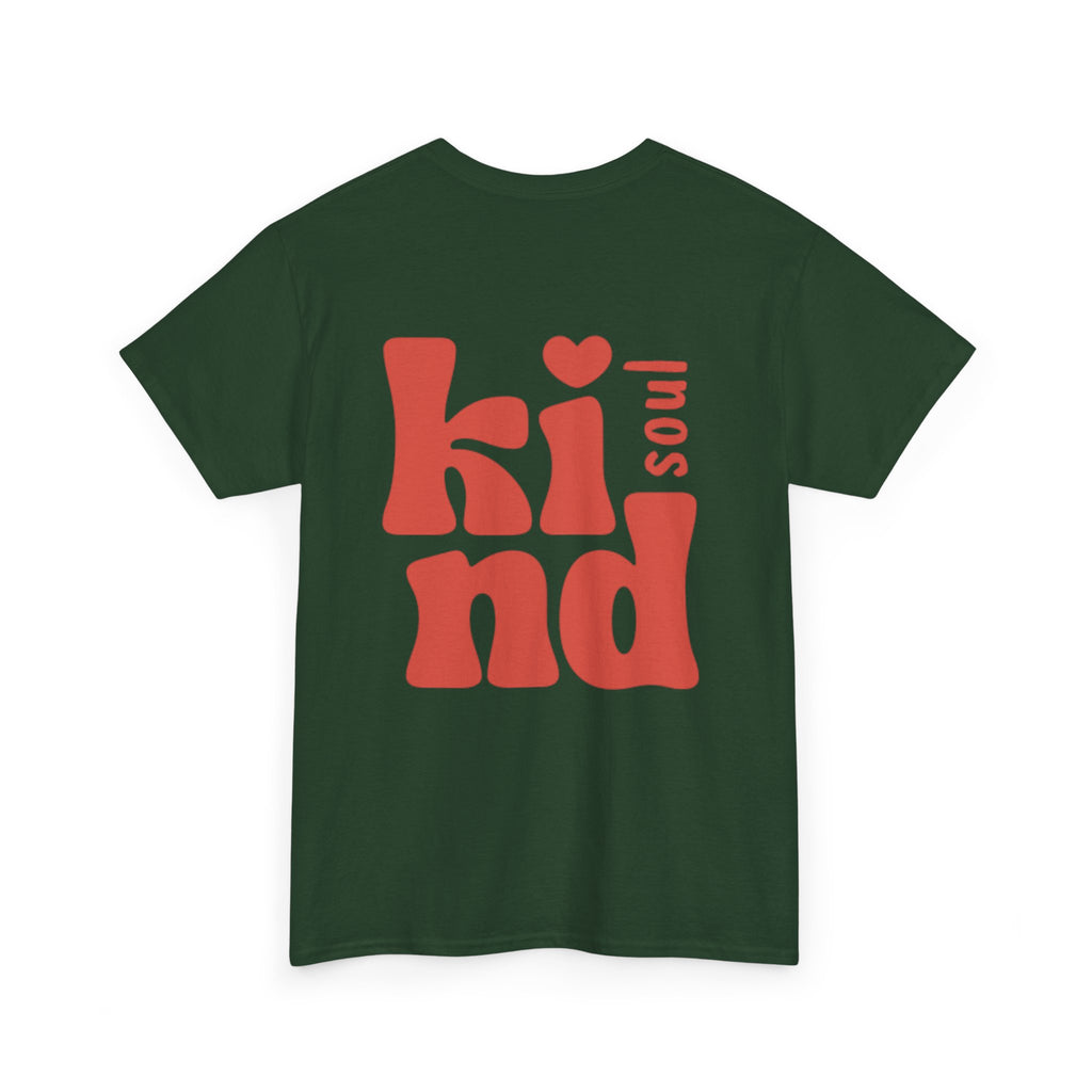 Kind Soul Tee — Retro Red Kindness Graphic T‑Shirt