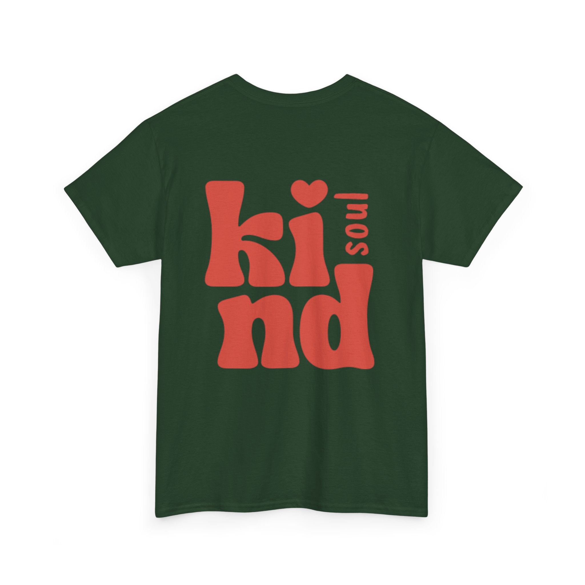Kind Soul Tee — Retro Red Kindness Graphic T‑Shirt