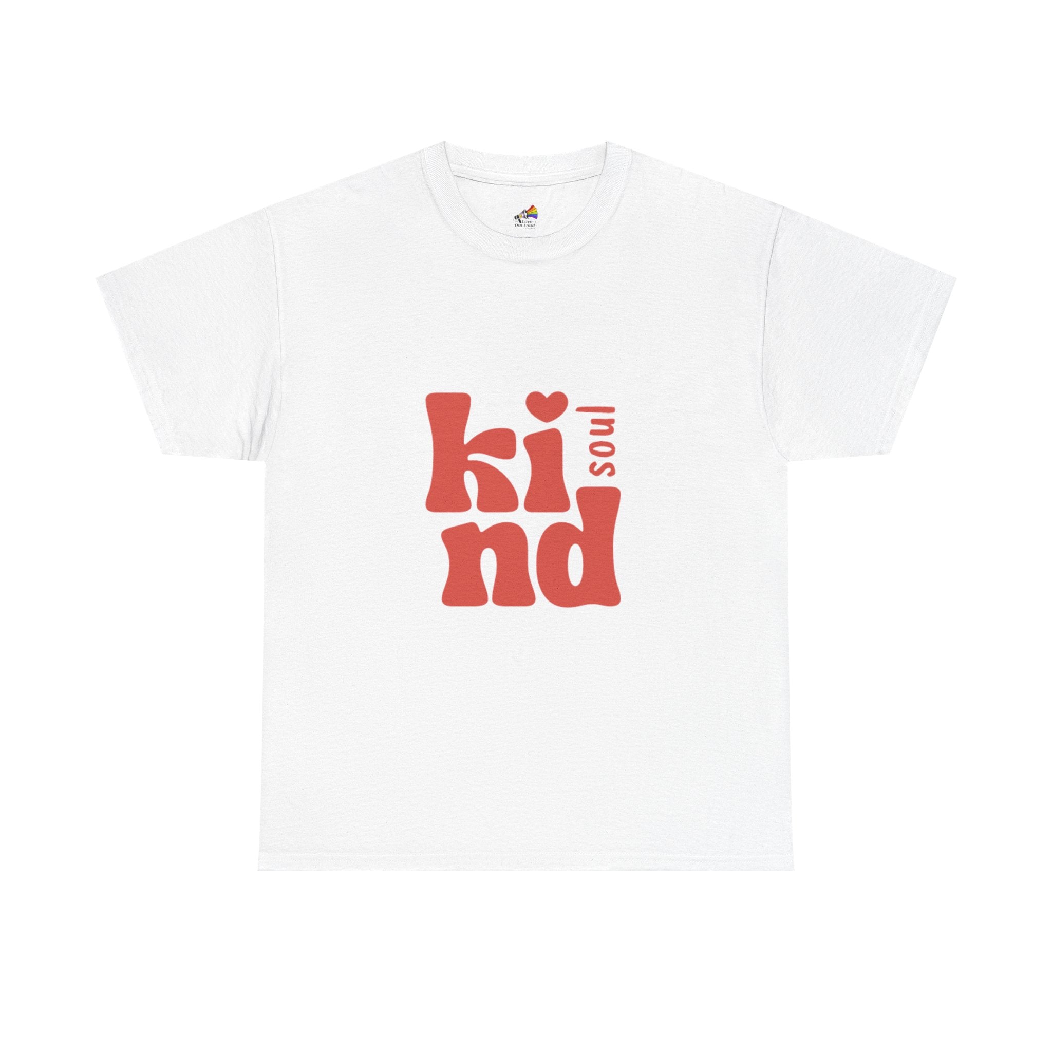 Kind Soul Tee — Retro Red Kindness Graphic T‑Shirt