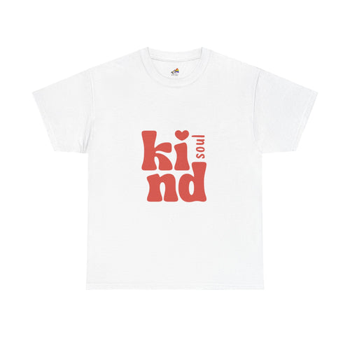 Kind Soul Tee — Retro Red Kindness Graphic T‑Shirt