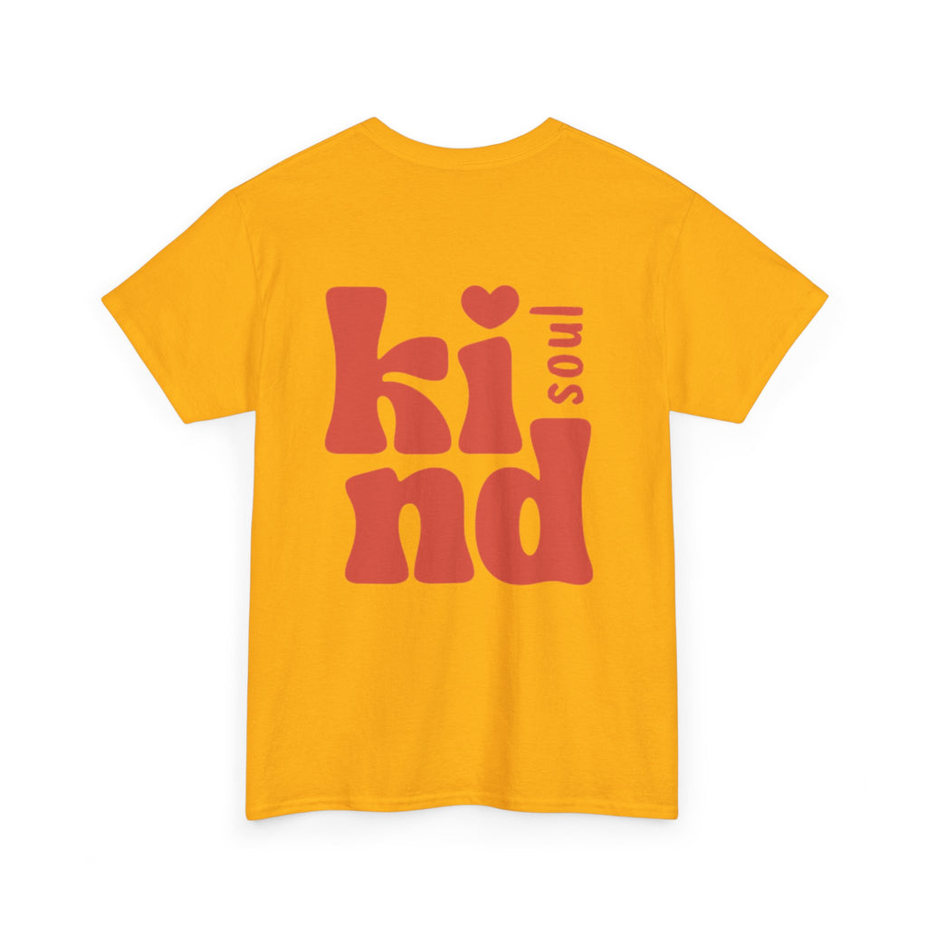 Kind Soul Tee — Retro Red Kindness Graphic T‑Shirt