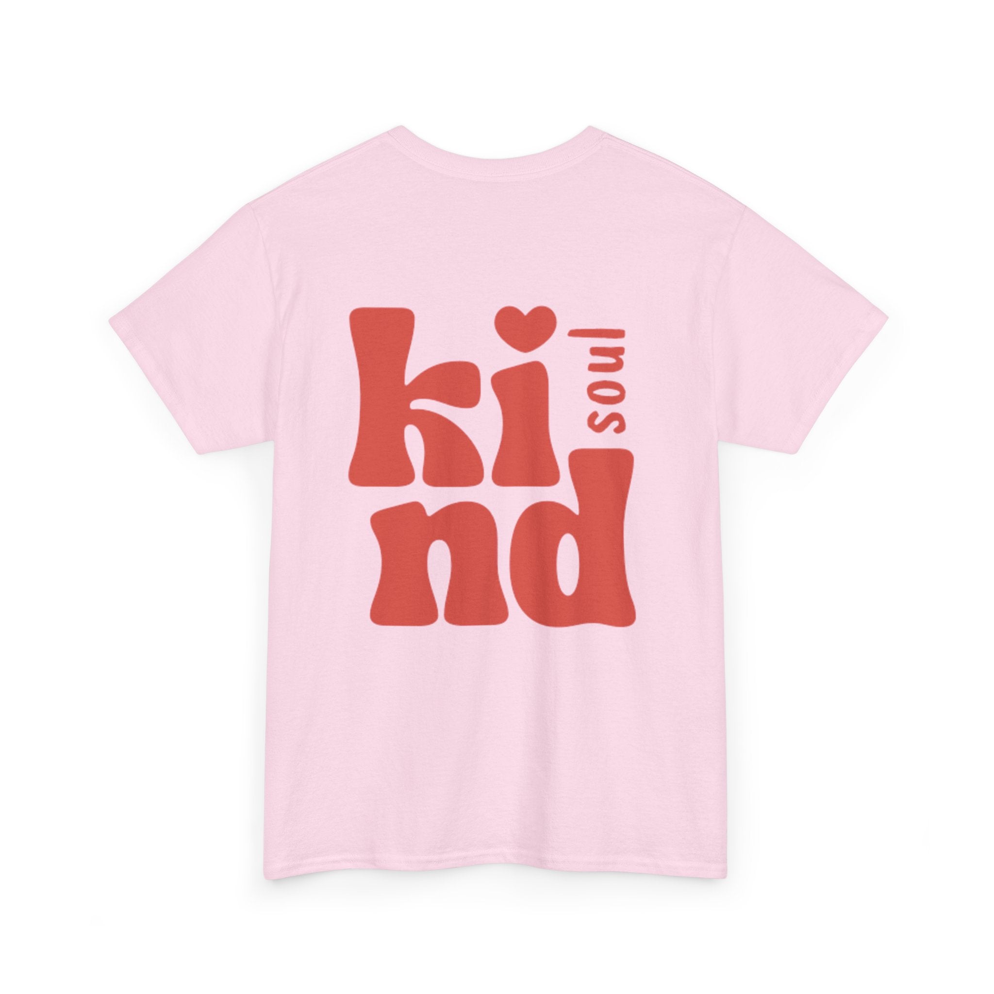 Kind Soul Tee — Retro Red Kindness Graphic T‑Shirt