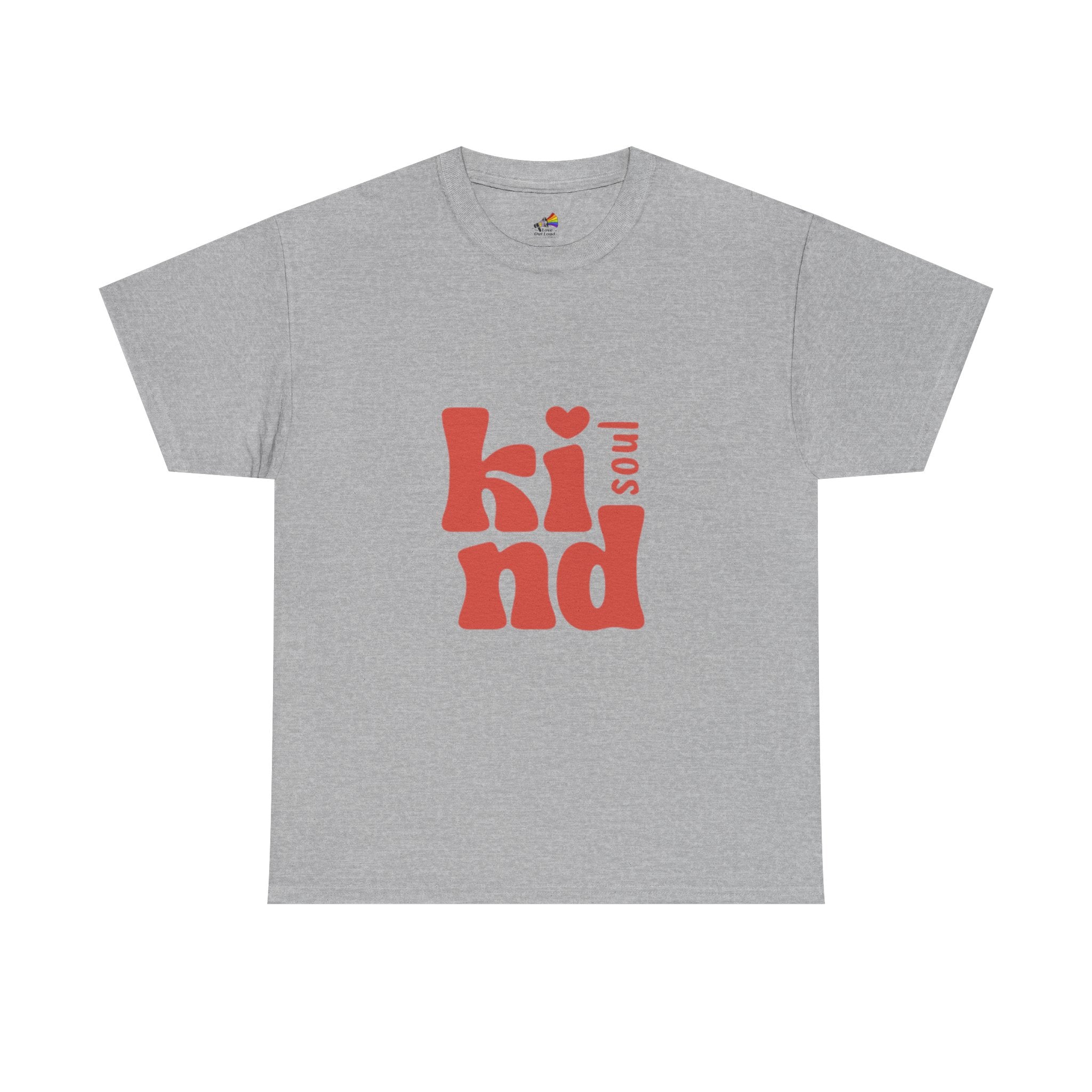 Kind Soul Tee — Retro Red Kindness Graphic T‑Shirt