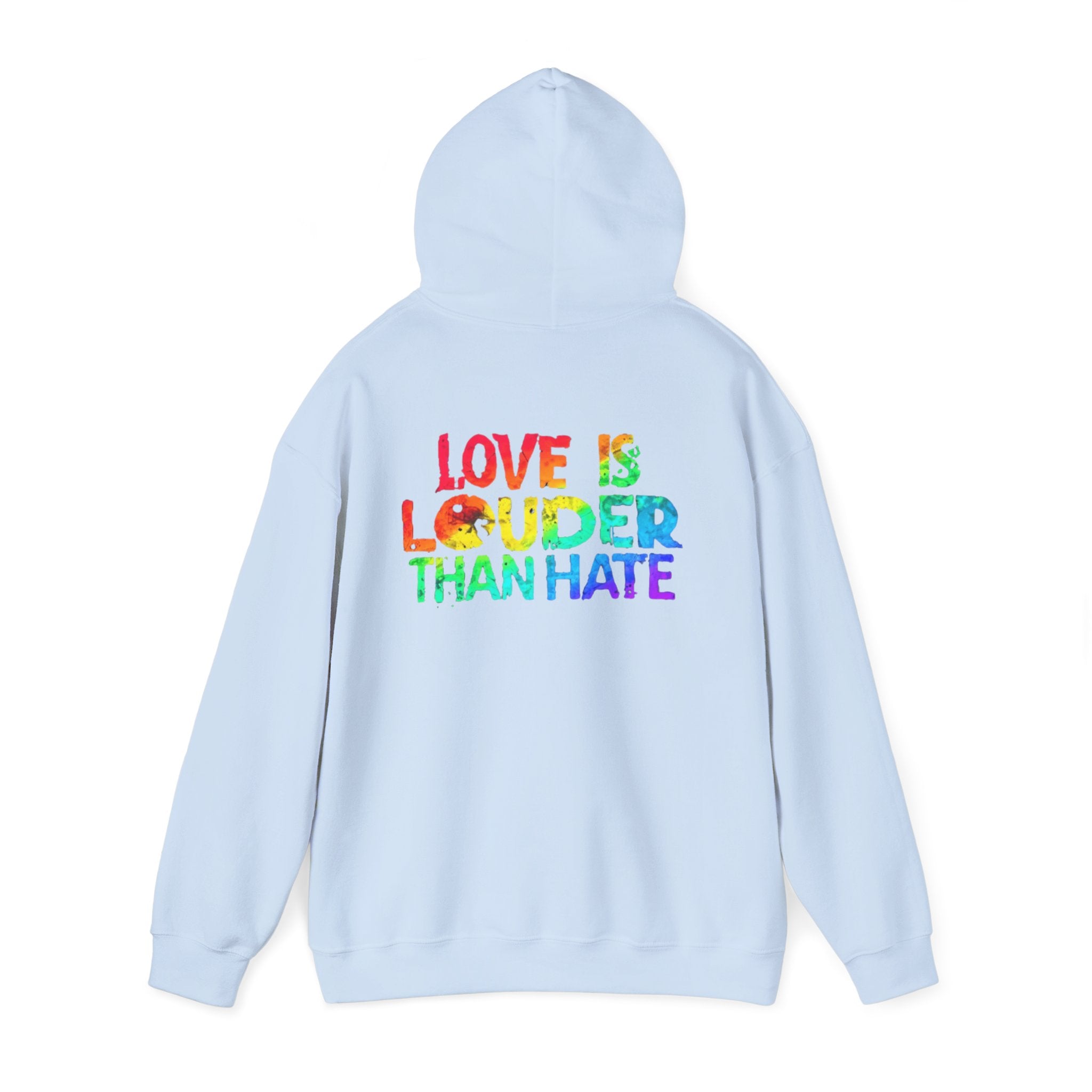 Love Is Louder Hoodie — Rainbow Pride 'Love Out Loud' Pullover