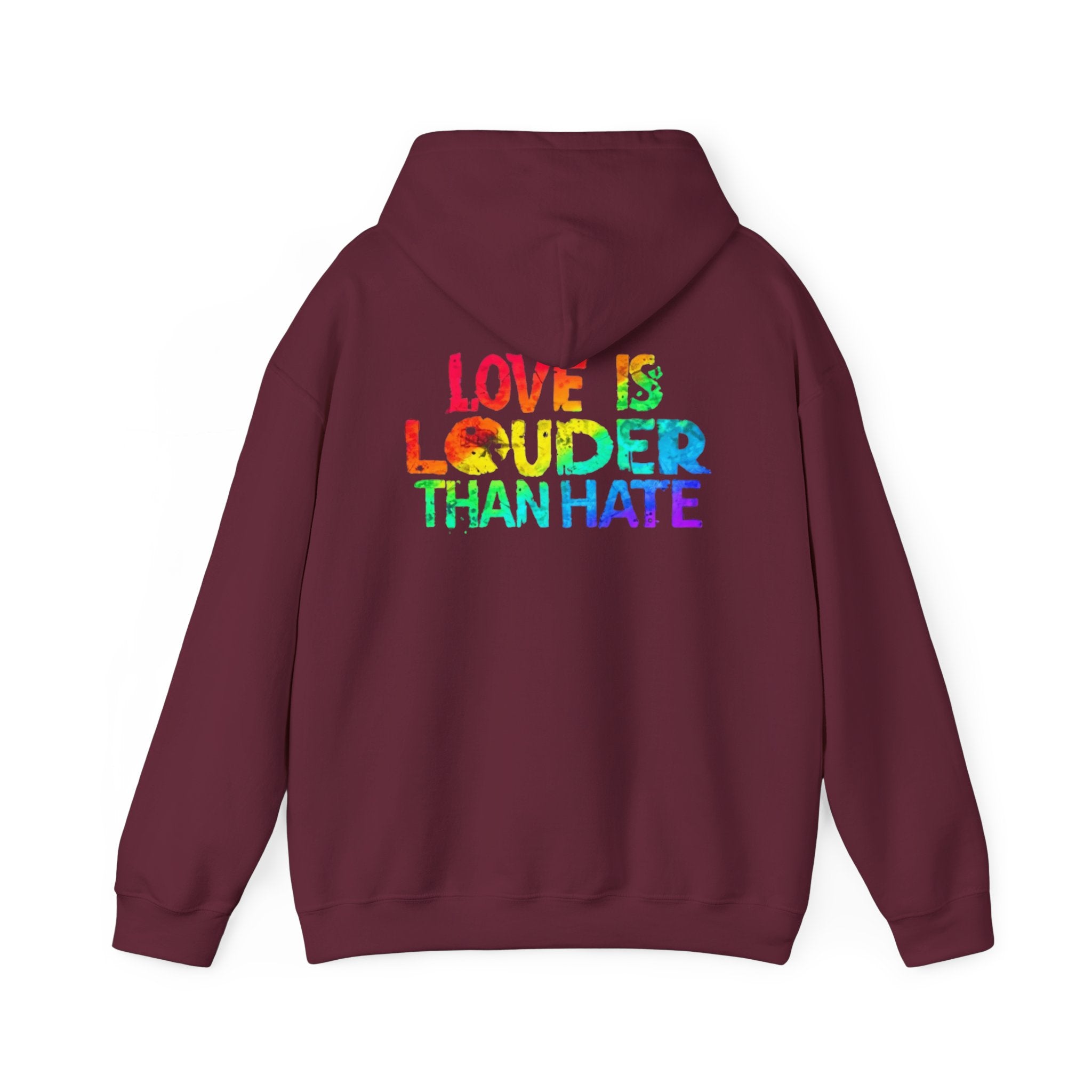 Love Is Louder Hoodie — Rainbow Pride 'Love Out Loud' Pullover
