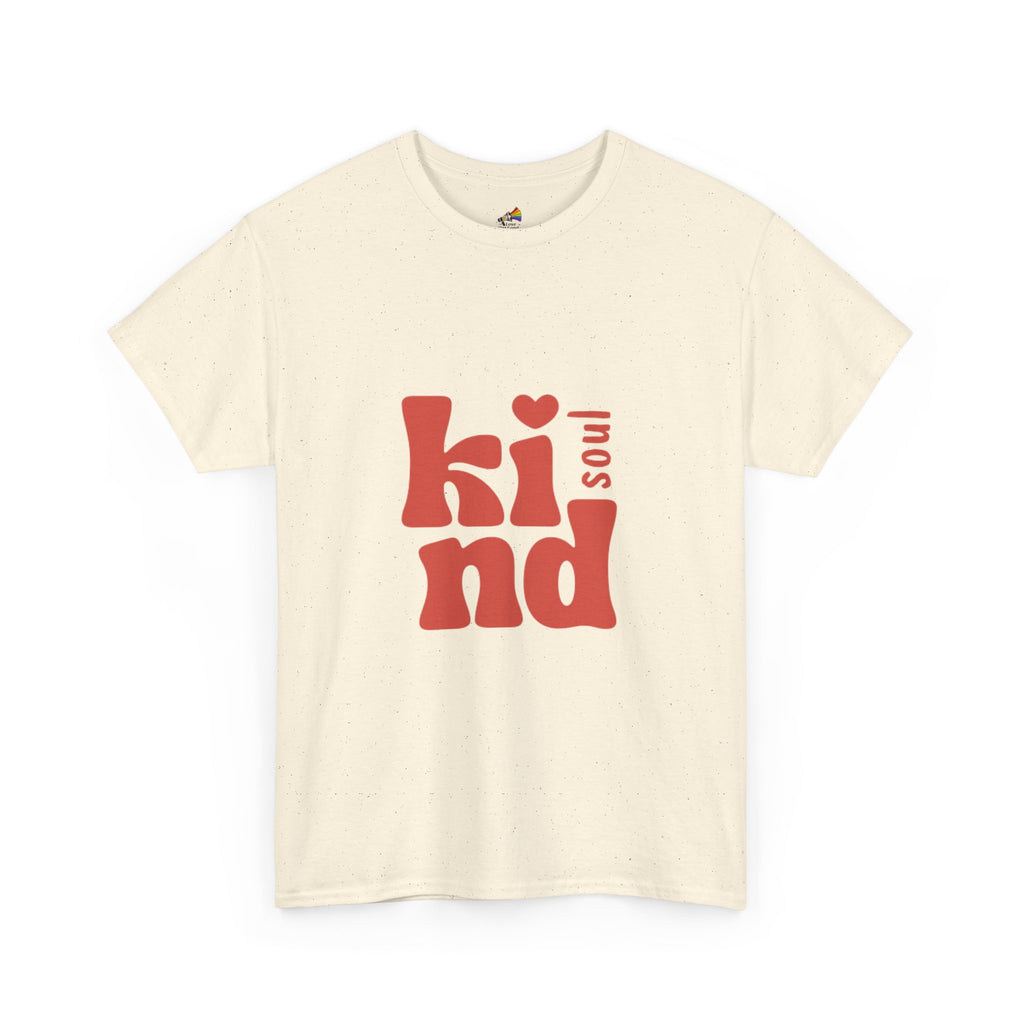 Kind Soul Tee — Retro Red Kindness Graphic T‑Shirt