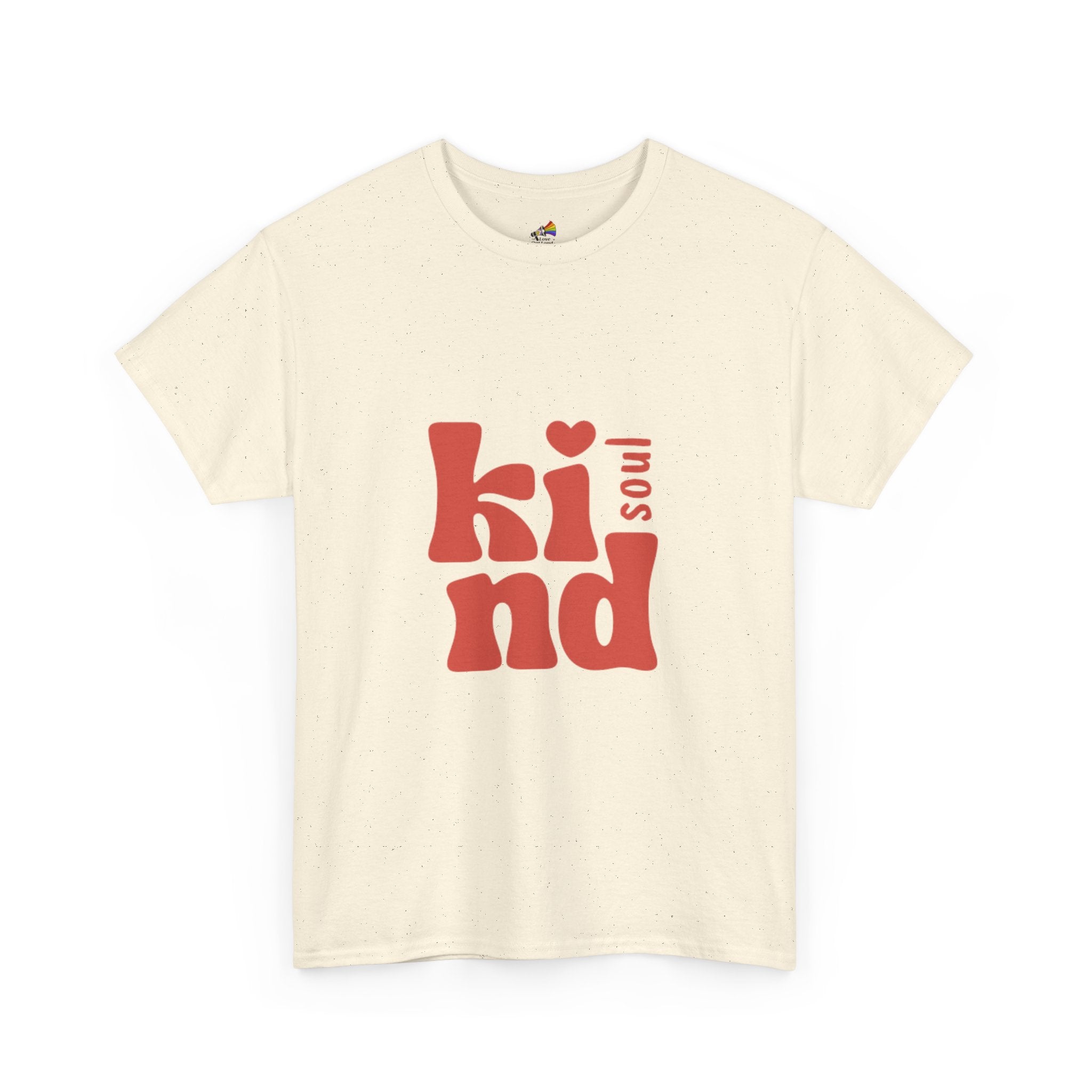 Kind Soul Tee — Retro Red Kindness Graphic T‑Shirt