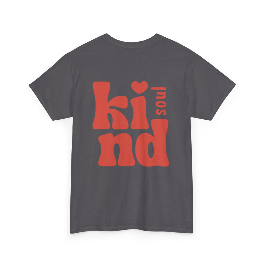 Kind Soul Tee — Retro Red Kindness Graphic T‑Shirt