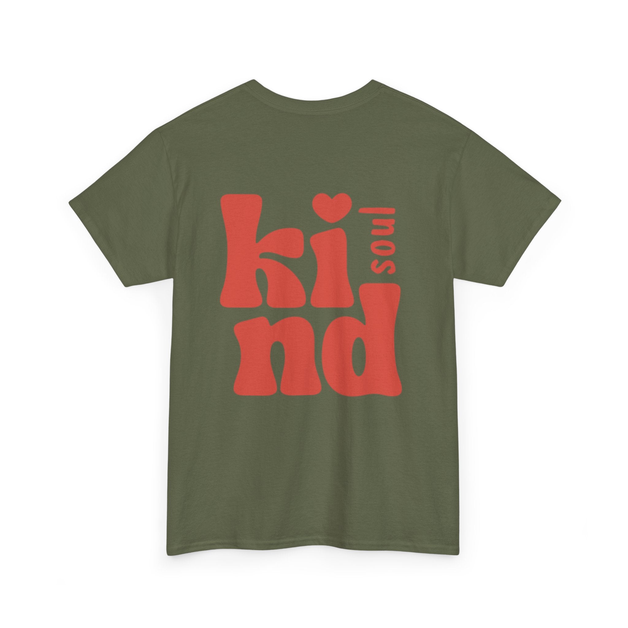 Kind Soul Tee — Retro Red Kindness Graphic T‑Shirt