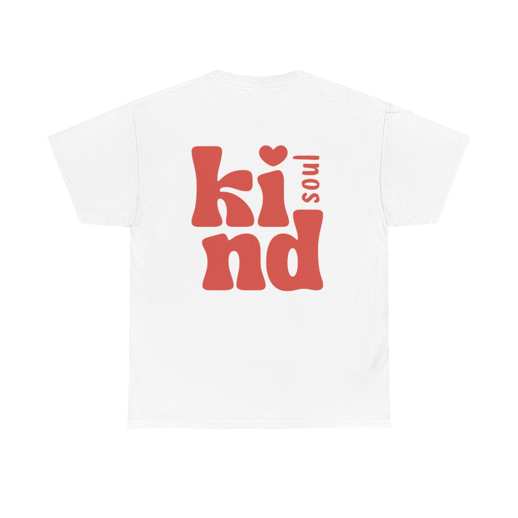 Kind Soul Tee — Retro Red Kindness Graphic T‑Shirt