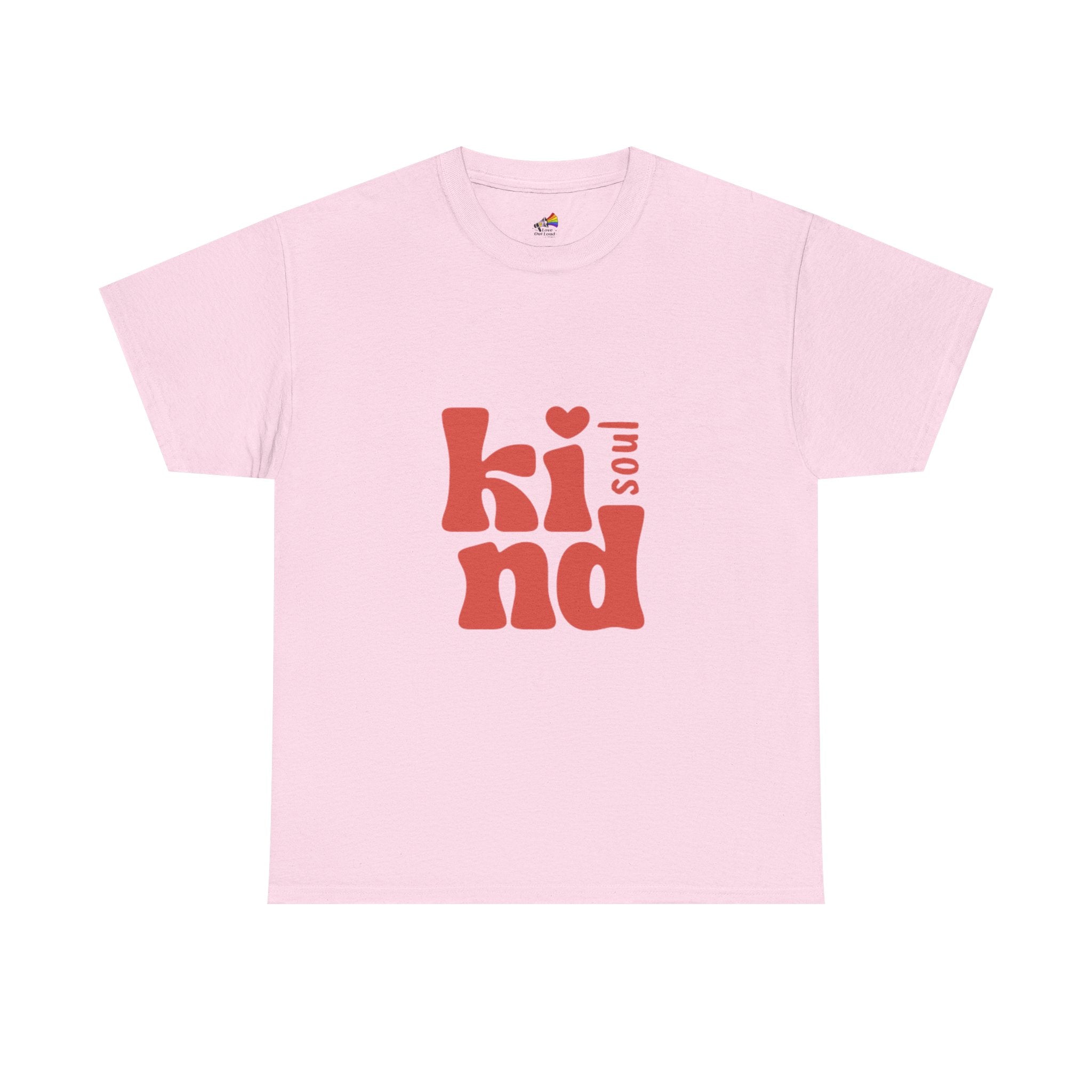 Kind Soul Tee — Retro Red Kindness Graphic T‑Shirt