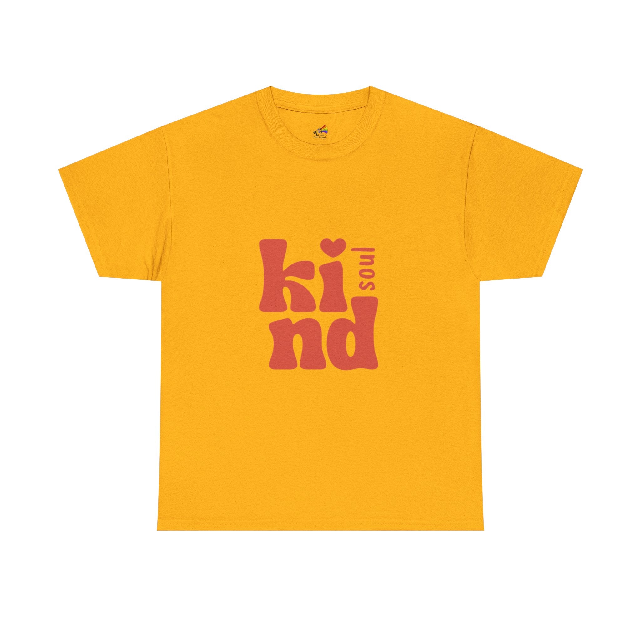 Kind Soul Tee — Retro Red Kindness Graphic T‑Shirt