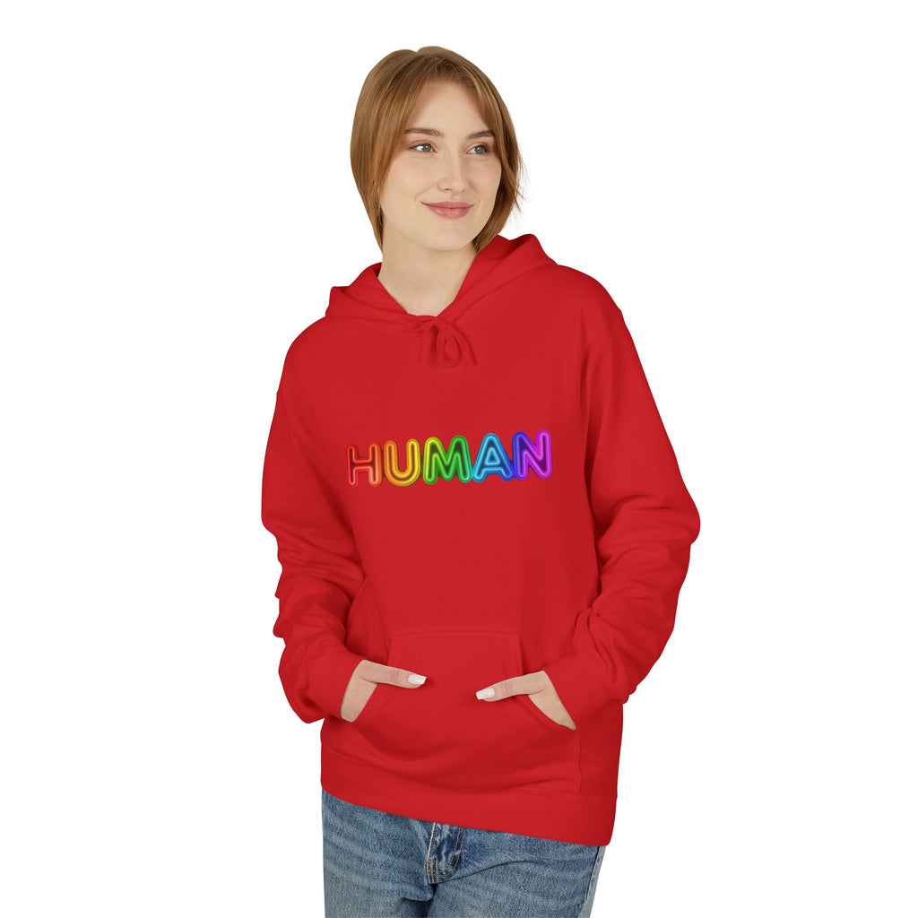 Human Rainbow Hoodie – LGBTQ+ Pride Graphic Pullover
