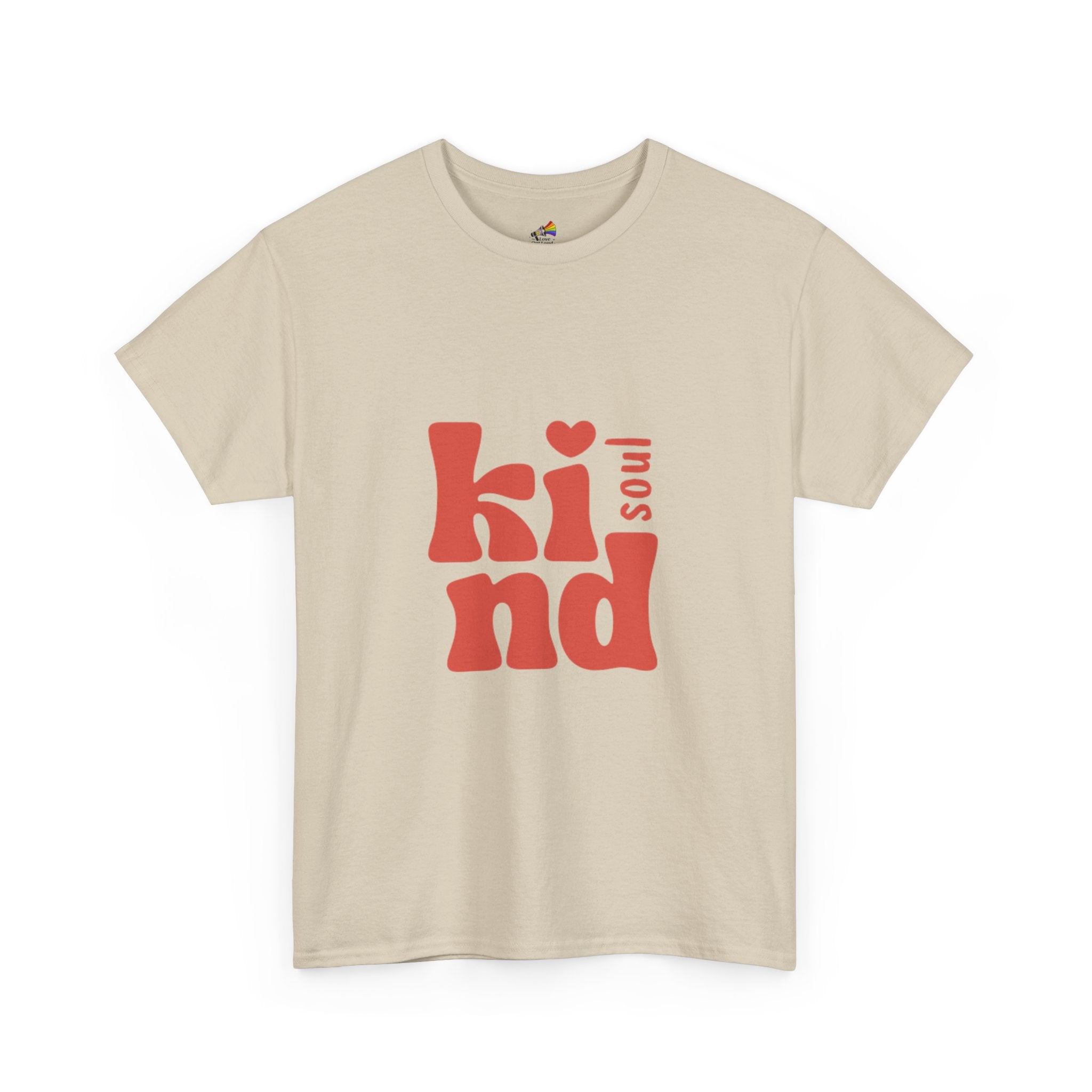 Kind Soul Tee — Retro Red Kindness Graphic T‑Shirt