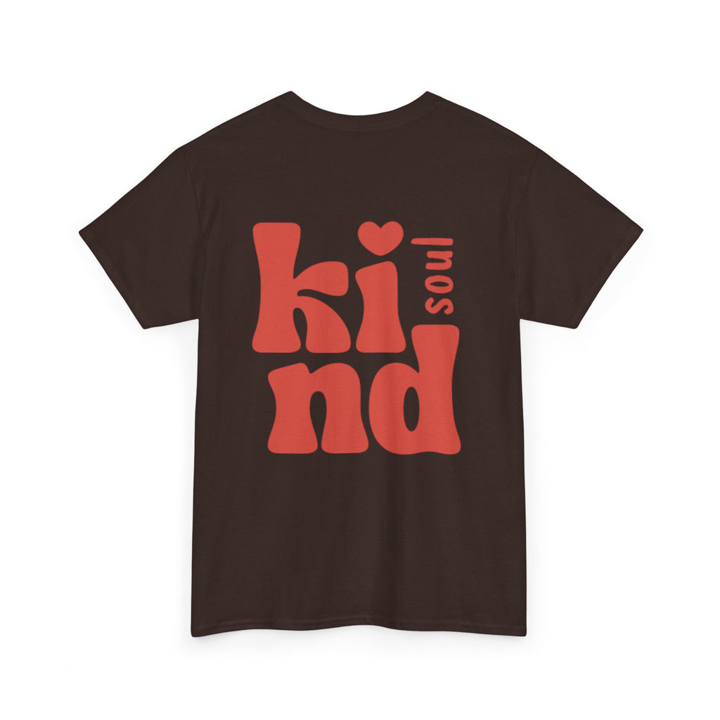 Kind Soul Tee — Retro Red Kindness Graphic T‑Shirt