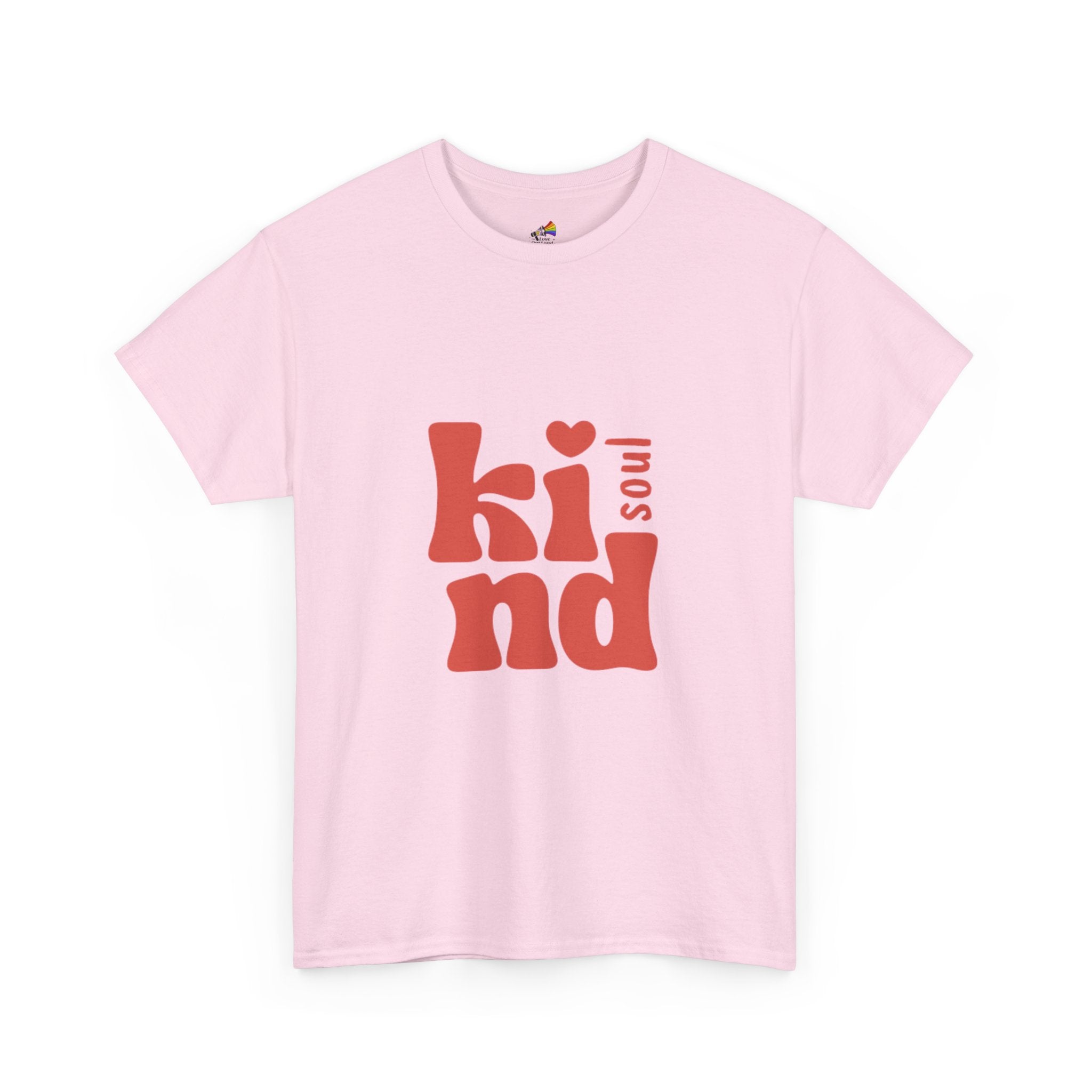 Kind Soul Tee — Retro Red Kindness Graphic T‑Shirt