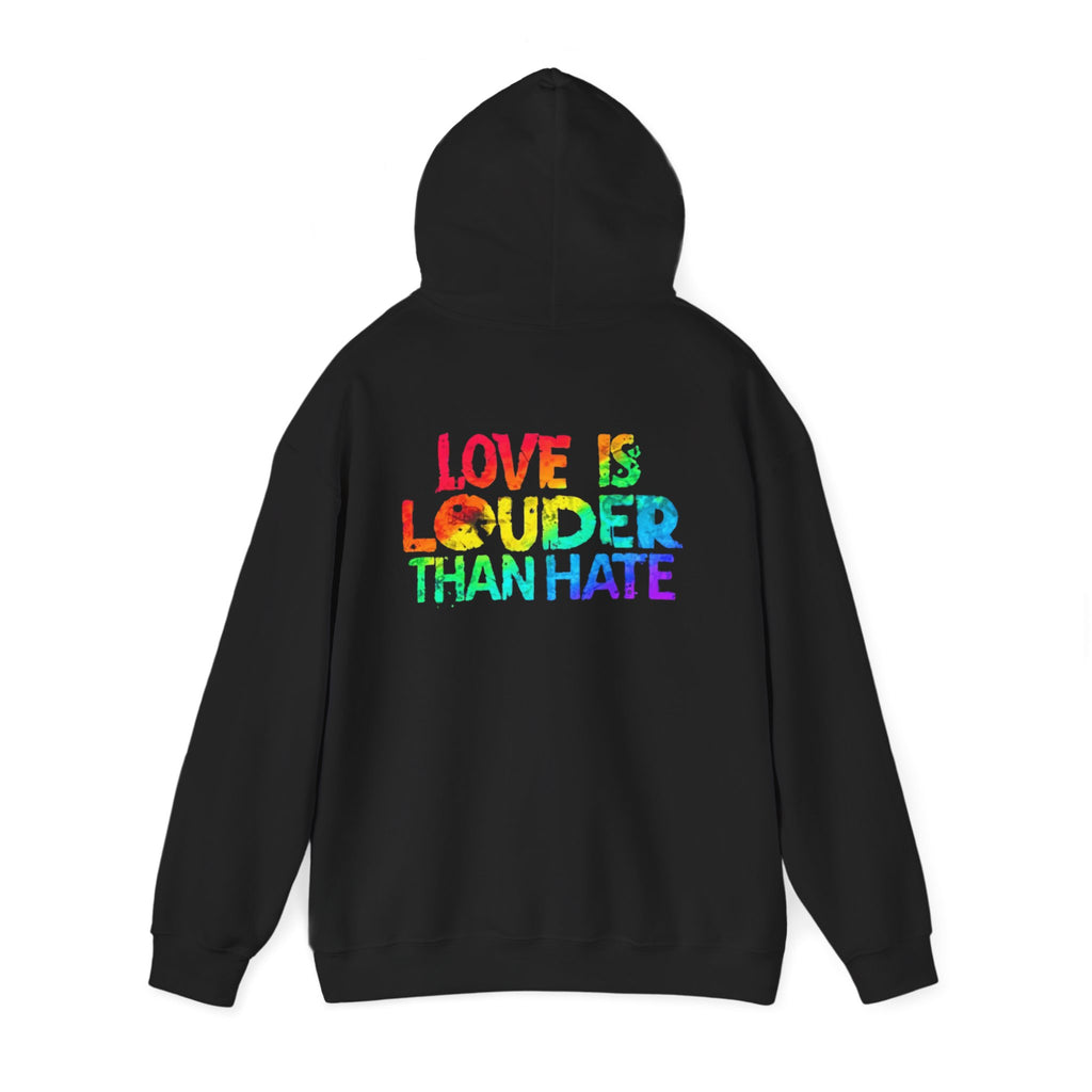 Love Is Louder Hoodie — Rainbow Pride 'Love Out Loud' Pullover