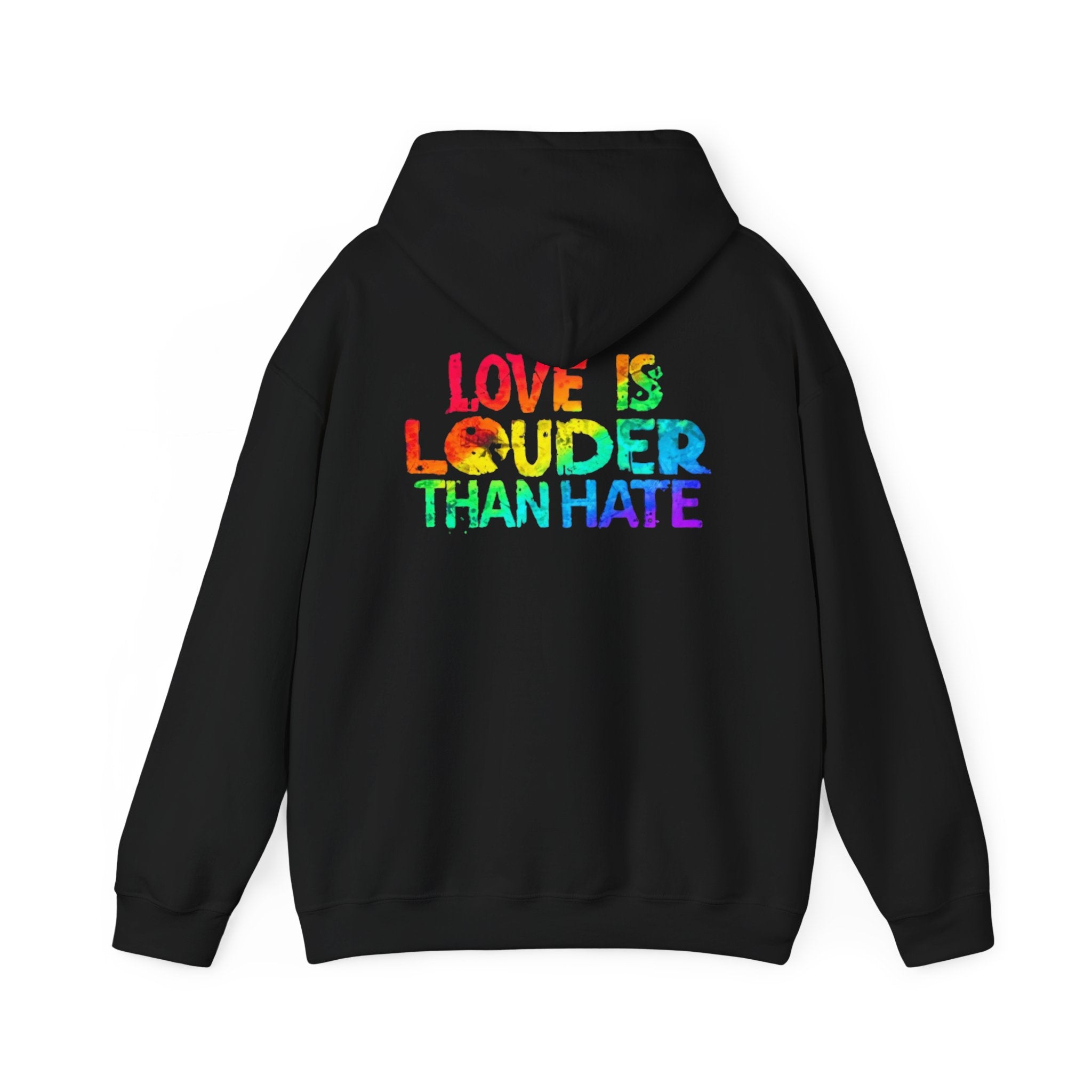 Love Is Louder Hoodie — Rainbow Pride 'Love Out Loud' Pullover