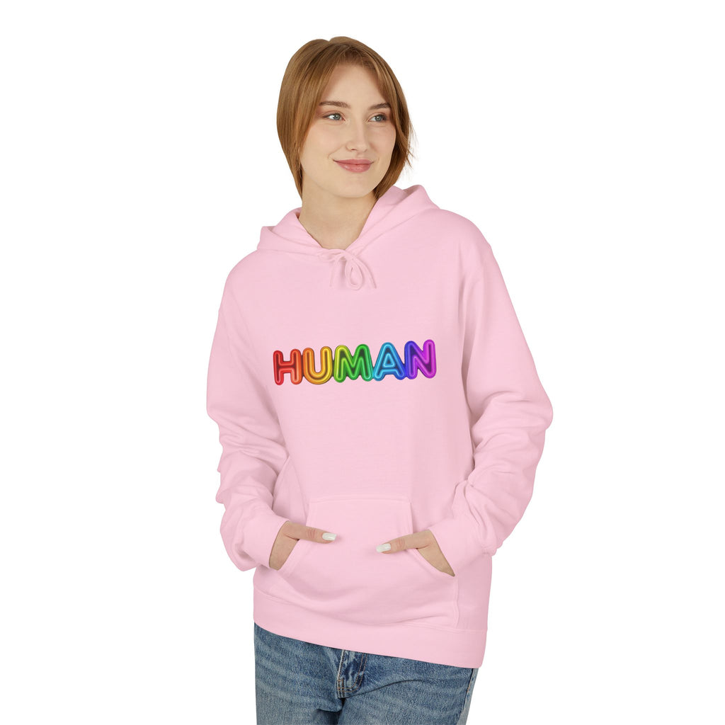 Human Rainbow Hoodie – LGBTQ+ Pride Graphic Pullover