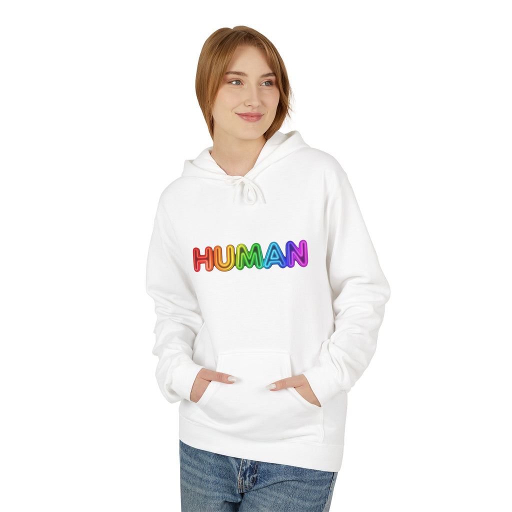 Human Rainbow Hoodie – LGBTQ+ Pride Graphic Pullover