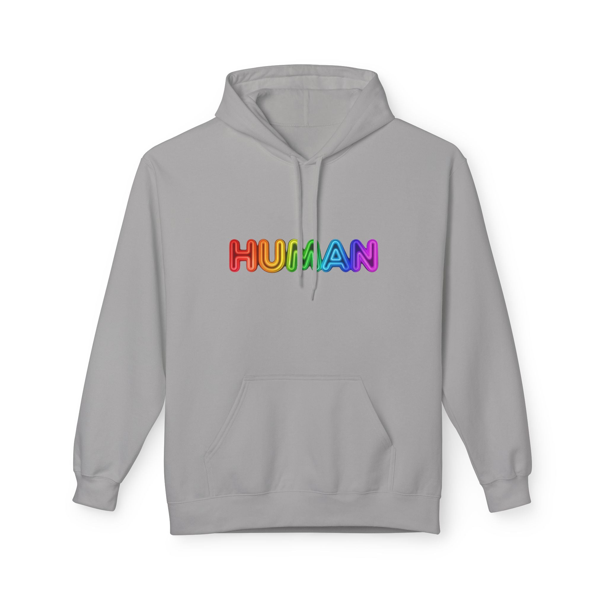 Human Rainbow Hoodie – LGBTQ+ Pride Graphic Pullover