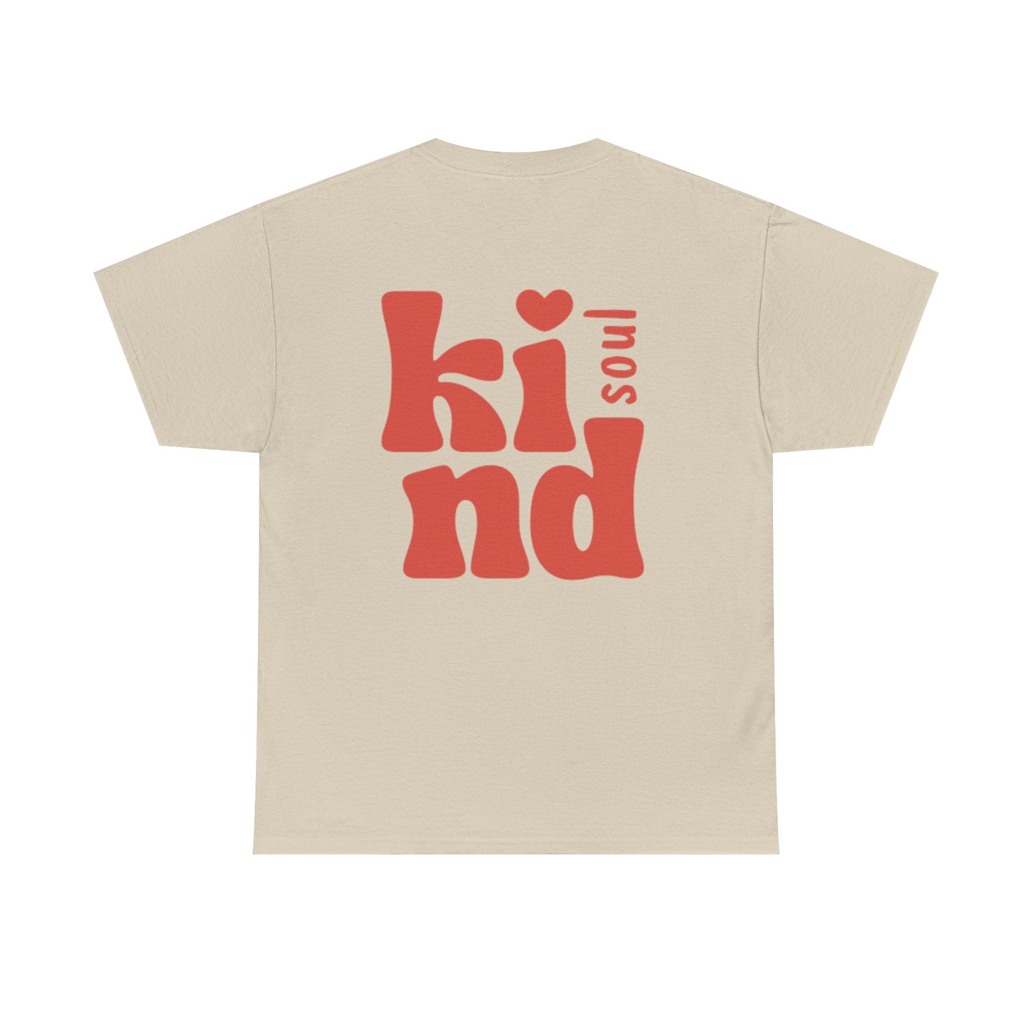 Kind Soul Tee — Retro Red Kindness Graphic T‑Shirt