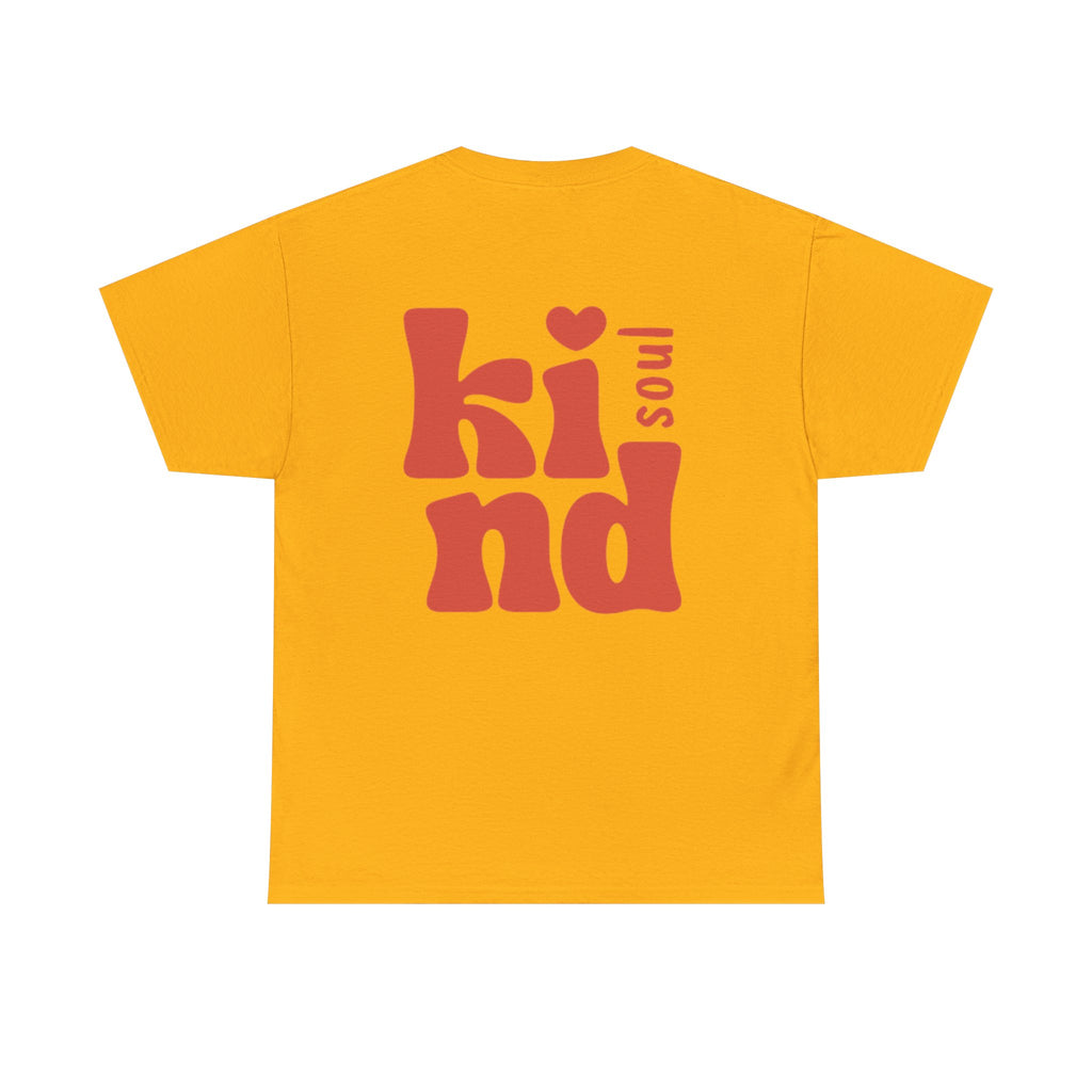Kind Soul Tee — Retro Red Kindness Graphic T‑Shirt