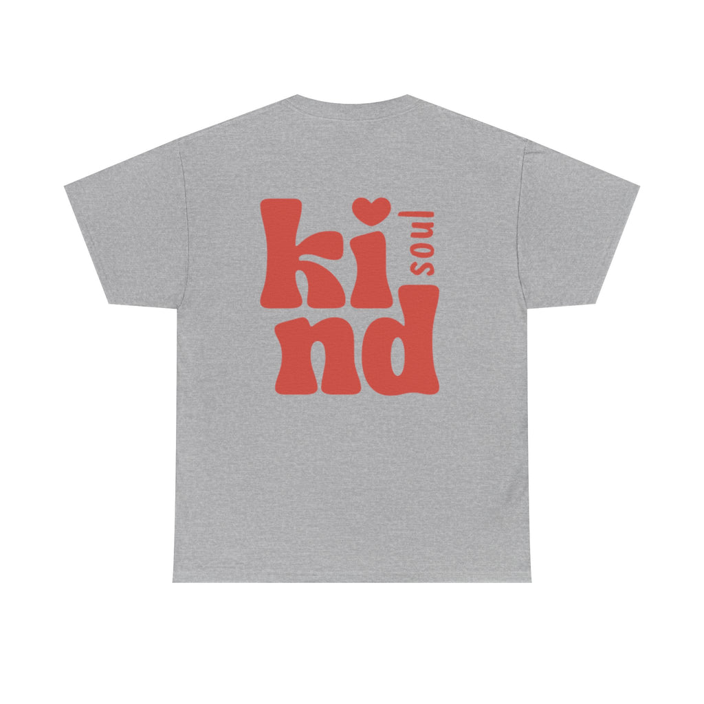 Kind Soul Tee — Retro Red Kindness Graphic T‑Shirt