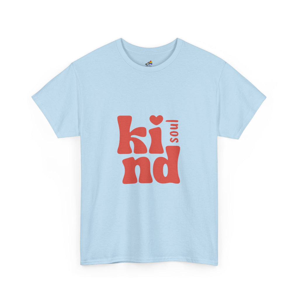Kind Soul Tee — Retro Red Kindness Graphic T‑Shirt