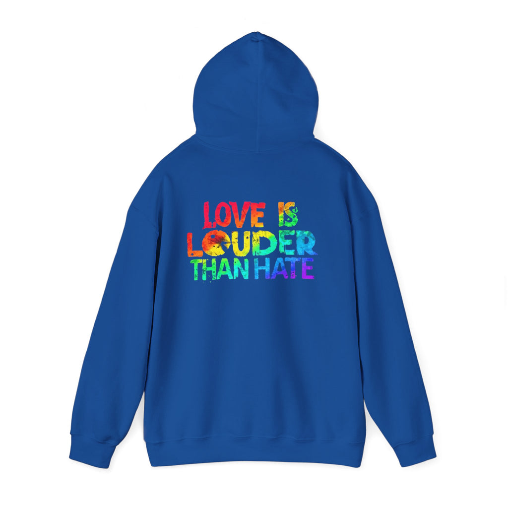 Love Is Louder Hoodie — Rainbow Pride 'Love Out Loud' Pullover