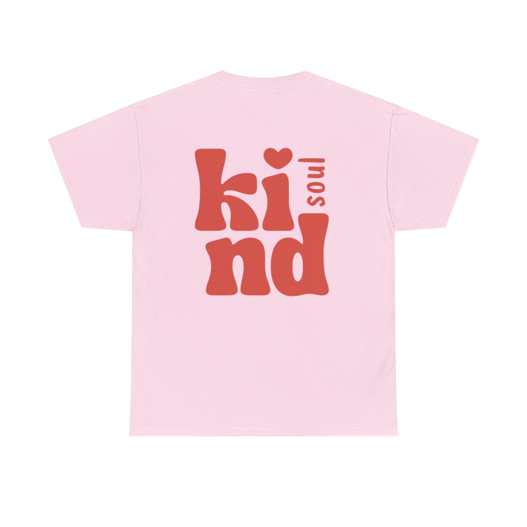 Kind Soul Tee — Retro Red Kindness Graphic T‑Shirt