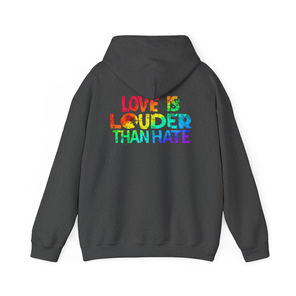 Love Is Louder Hoodie — Rainbow Pride 'Love Out Loud' Pullover