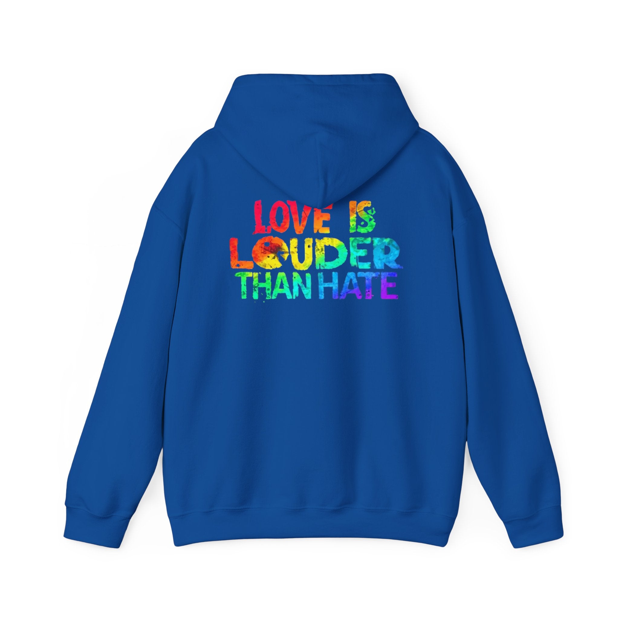Love Is Louder Hoodie — Rainbow Pride 'Love Out Loud' Pullover