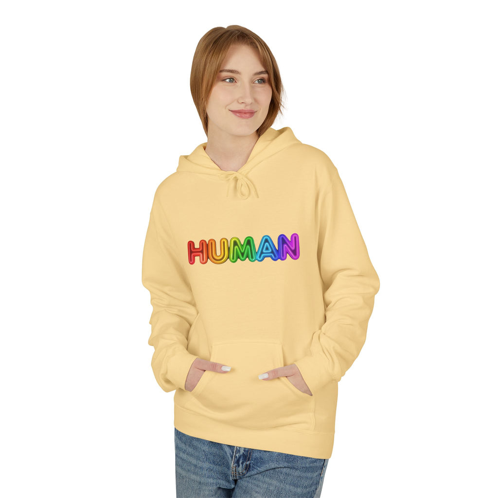 Human Rainbow Hoodie – LGBTQ+ Pride Graphic Pullover