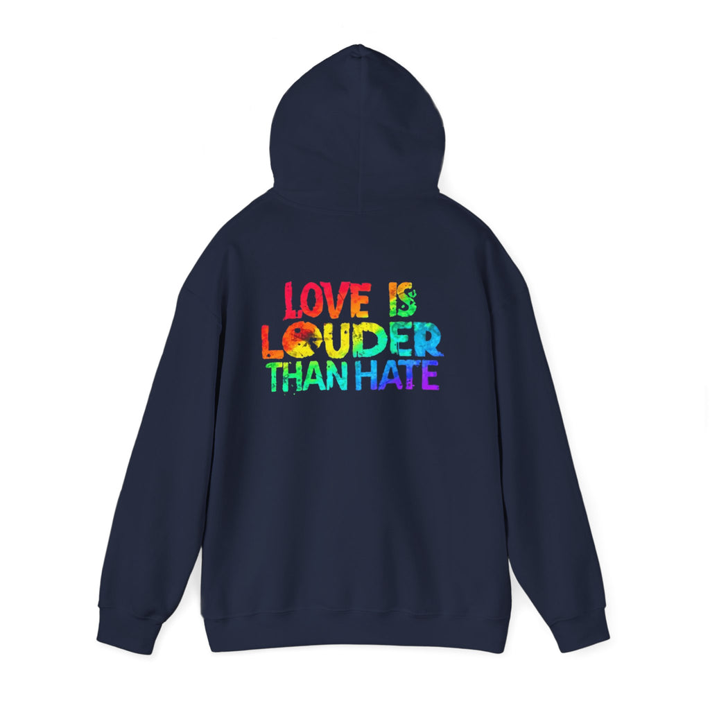Love Is Louder Hoodie — Rainbow Pride 'Love Out Loud' Pullover