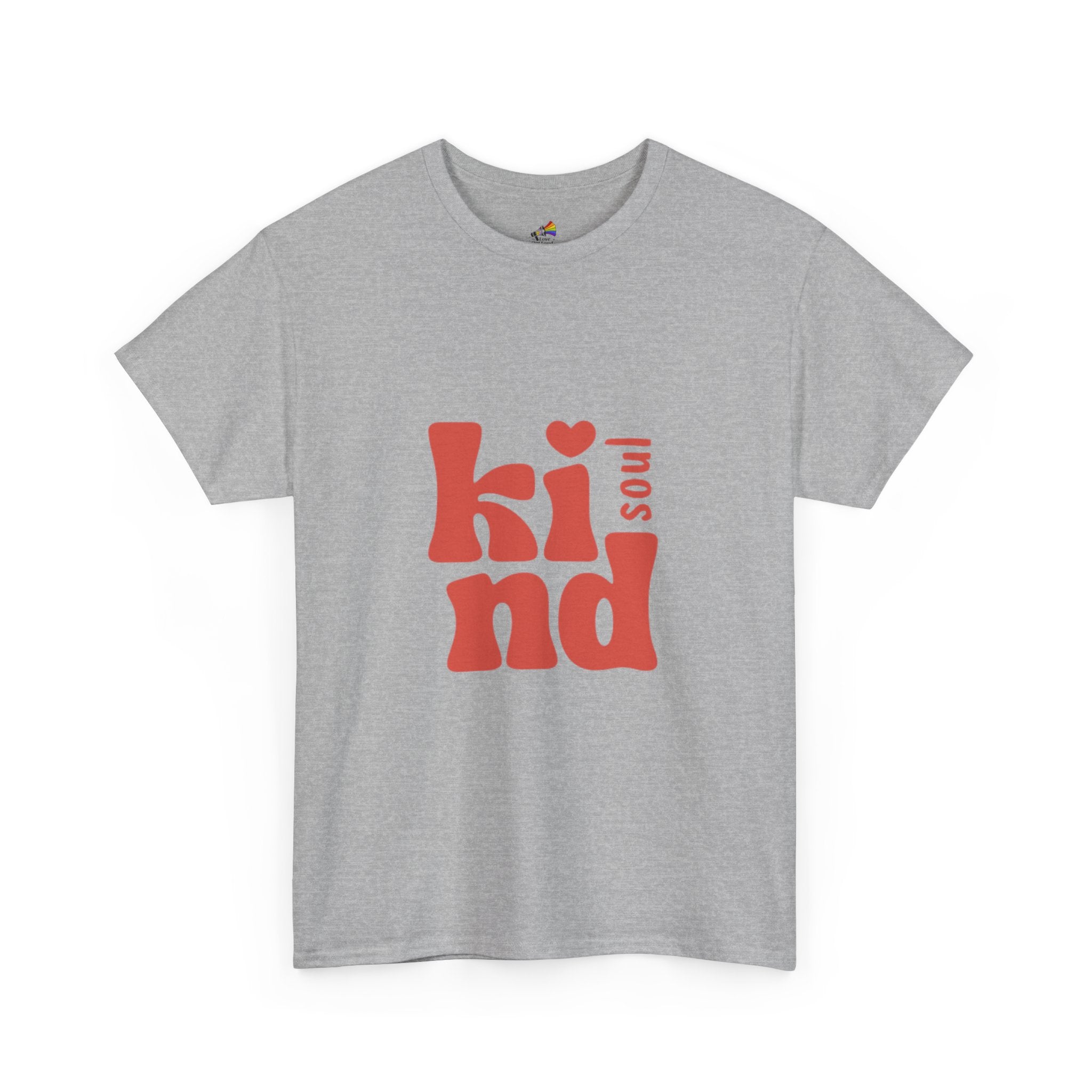 Kind Soul Tee — Retro Red Kindness Graphic T‑Shirt