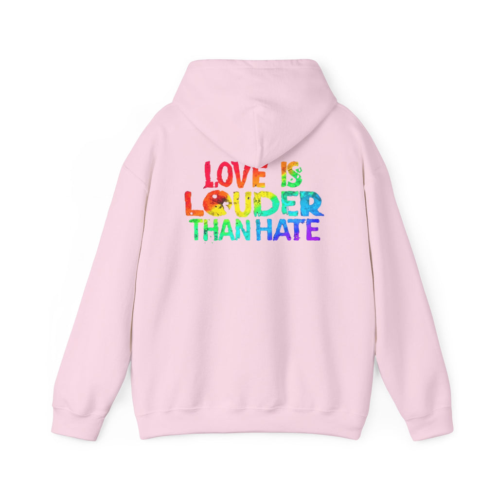 Love Is Louder Hoodie — Rainbow Pride 'Love Out Loud' Pullover