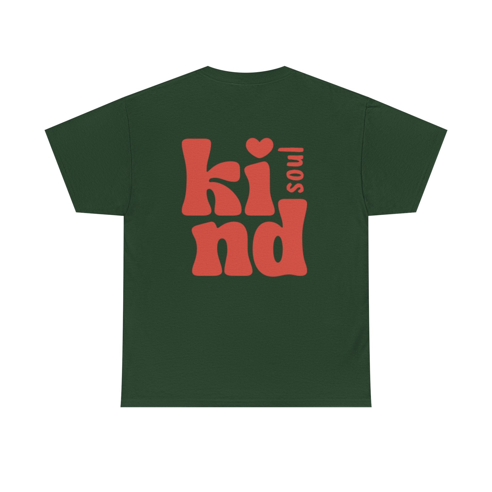 Kind Soul Tee — Retro Red Kindness Graphic T‑Shirt