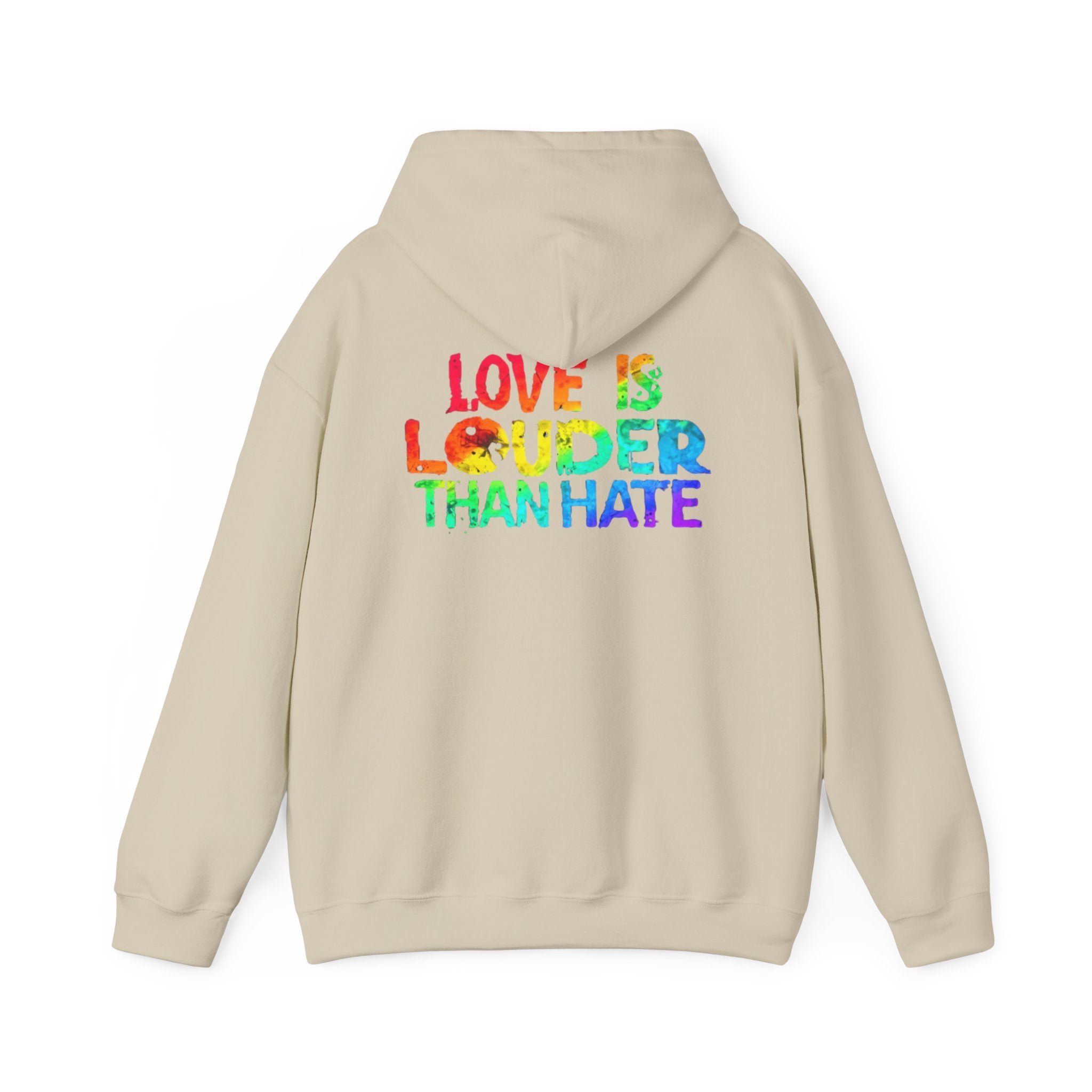 Love Is Louder Hoodie — Rainbow Pride 'Love Out Loud' Pullover