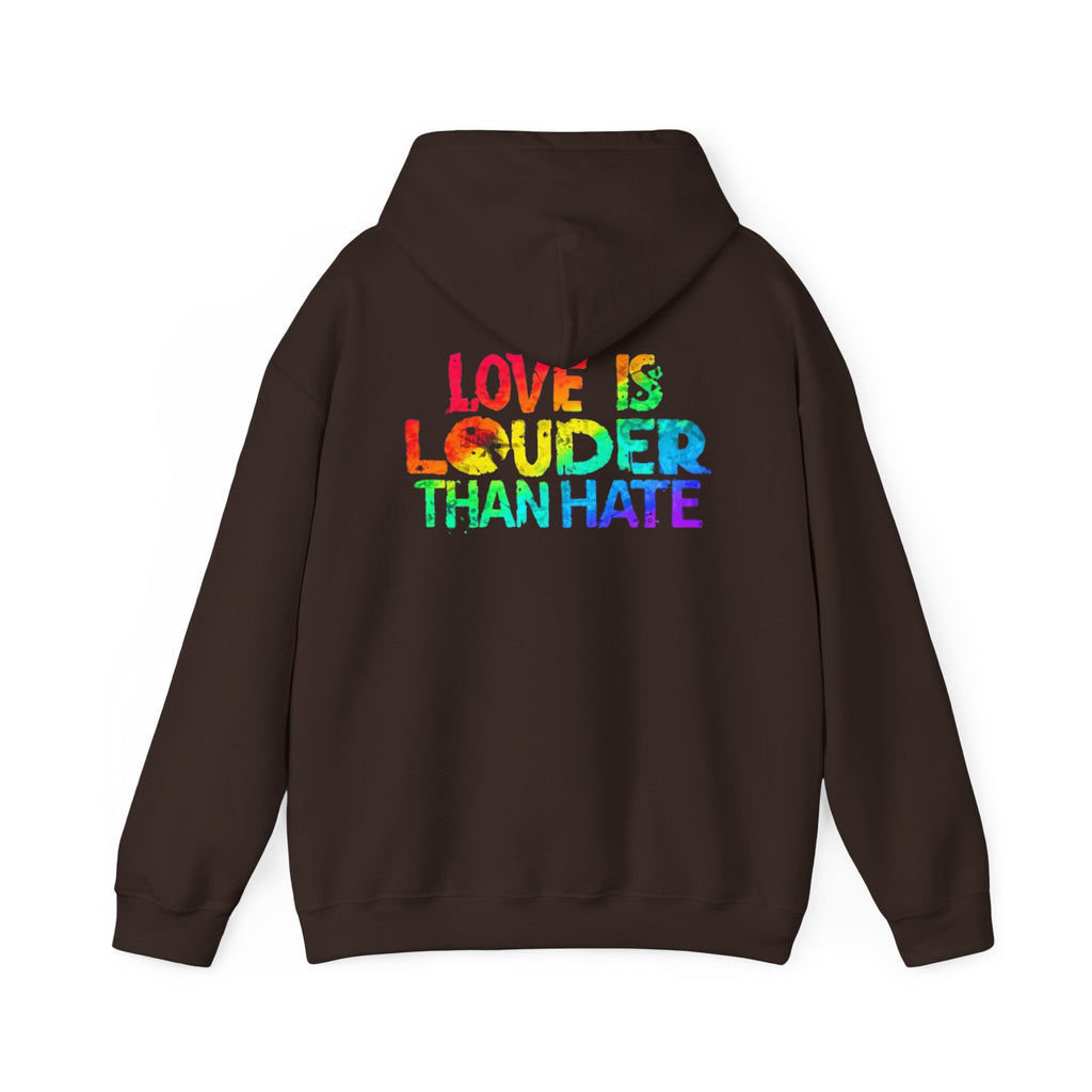 Love Is Louder Hoodie — Rainbow Pride 'Love Out Loud' Pullover