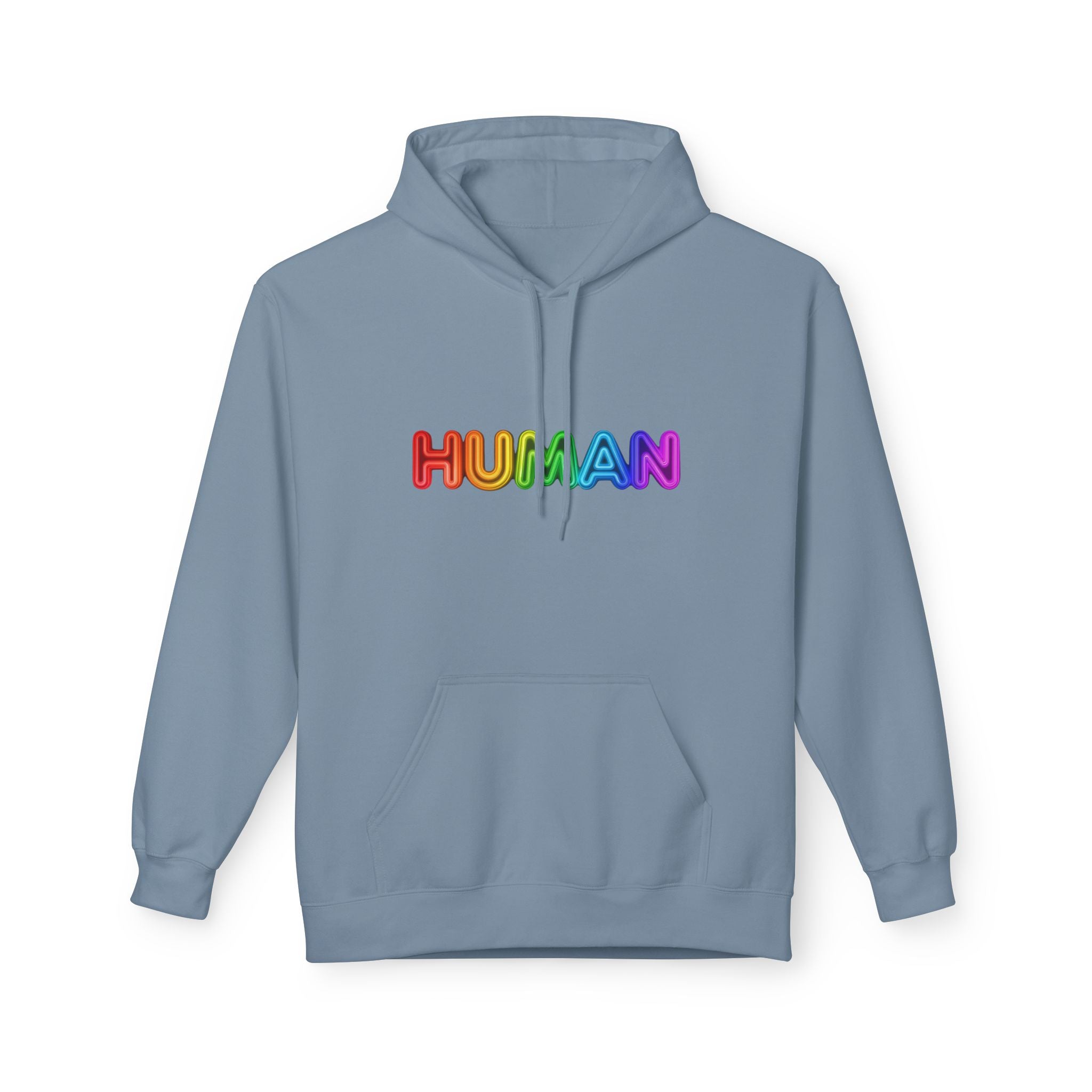 Human Rainbow Hoodie – LGBTQ+ Pride Graphic Pullover