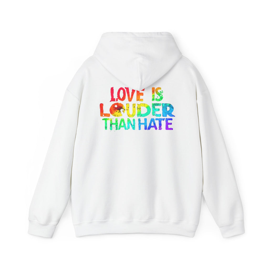 Love Is Louder Hoodie — Rainbow Pride 'Love Out Loud' Pullover