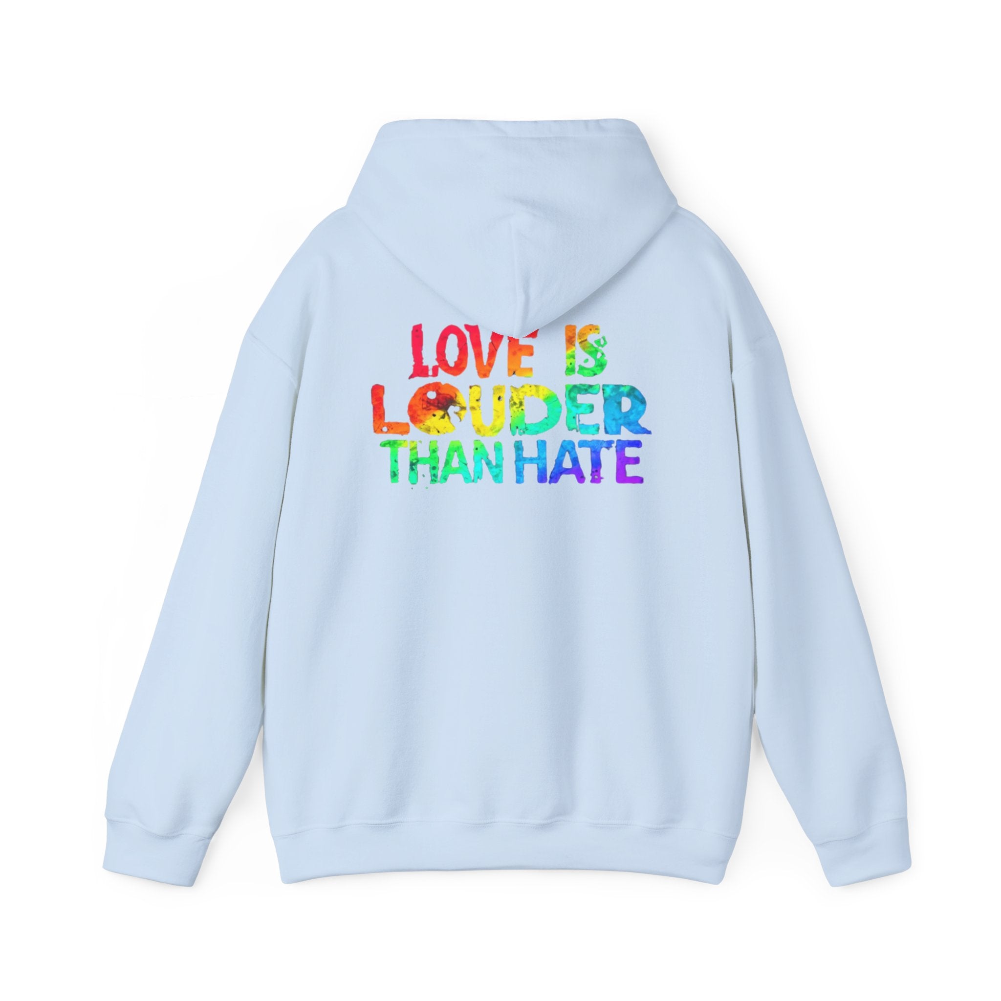 Love Is Louder Hoodie — Rainbow Pride 'Love Out Loud' Pullover