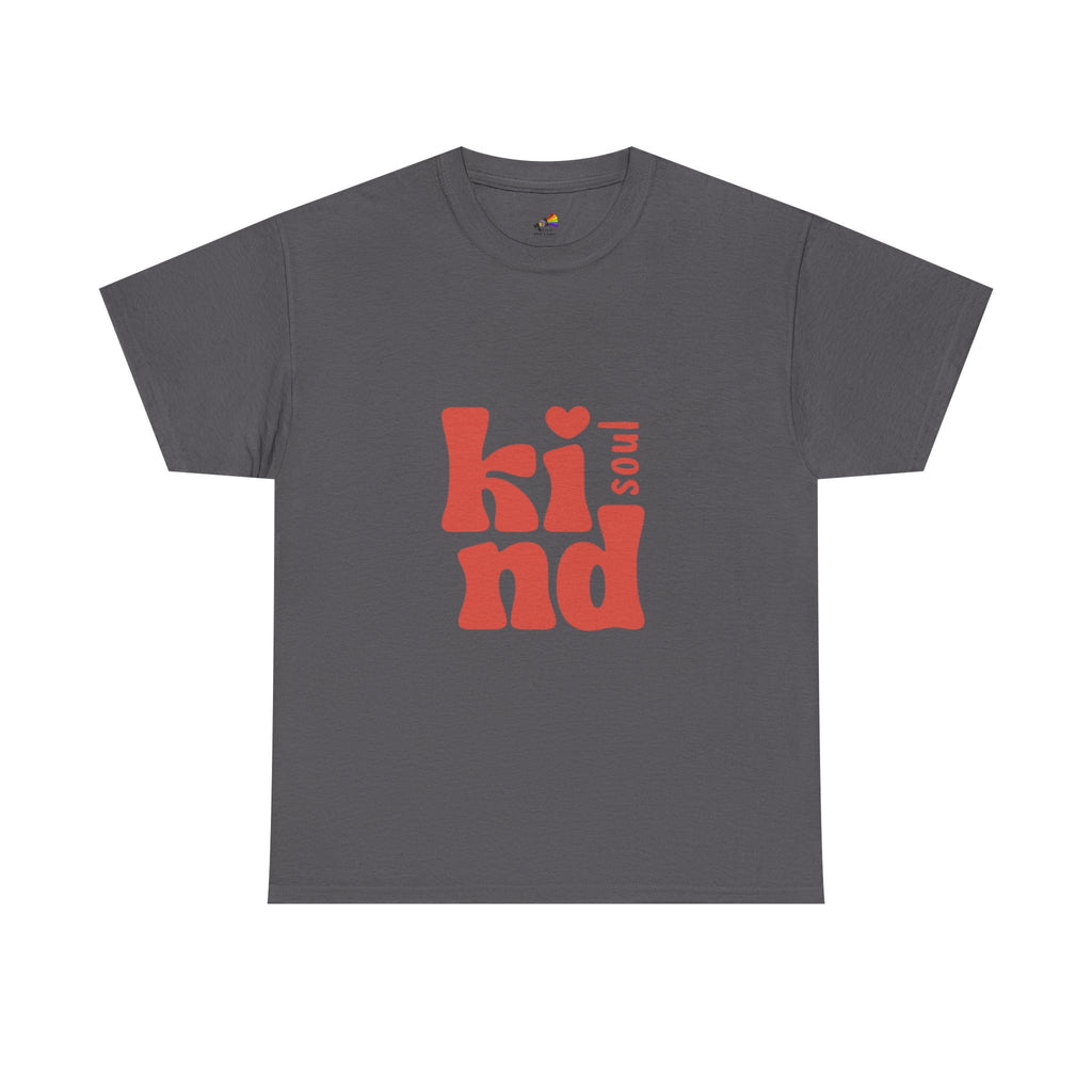 Kind Soul Tee — Retro Red Kindness Graphic T‑Shirt