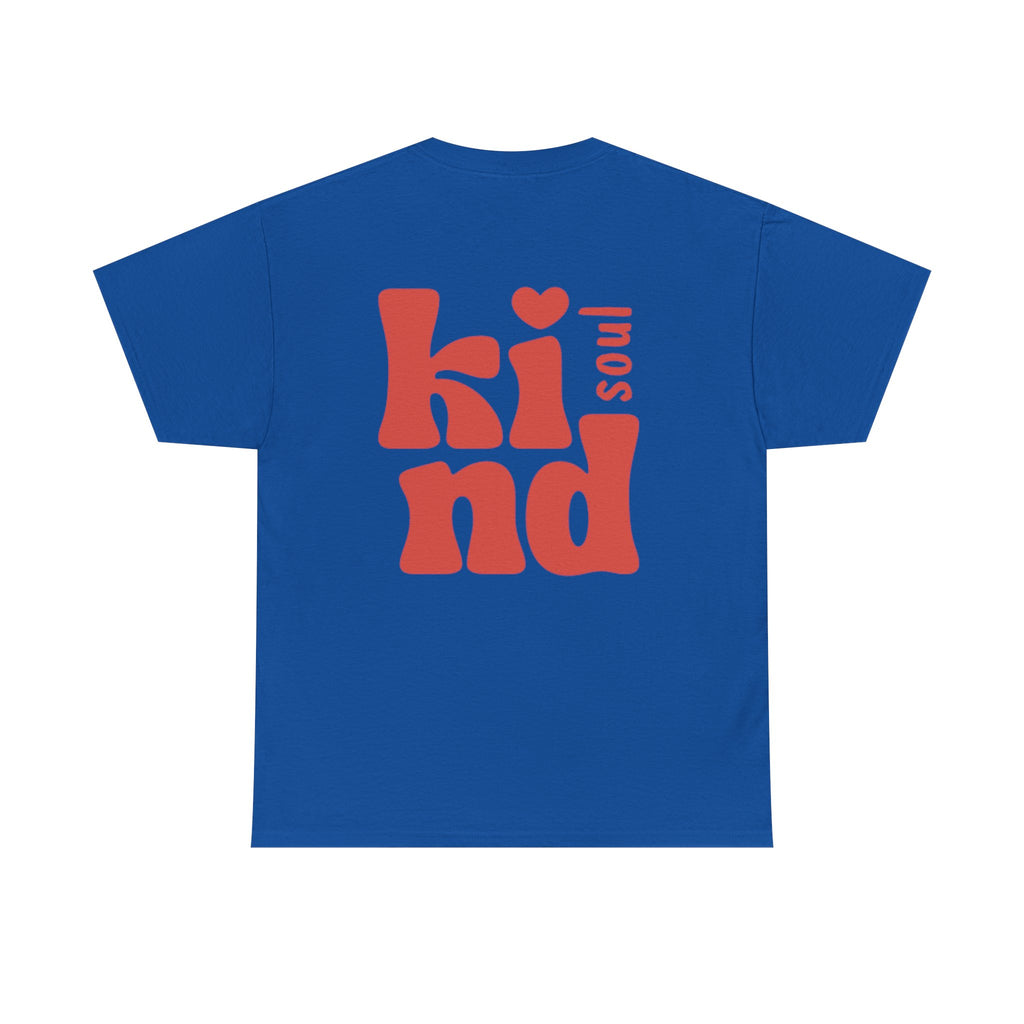 Kind Soul Tee — Retro Red Kindness Graphic T‑Shirt