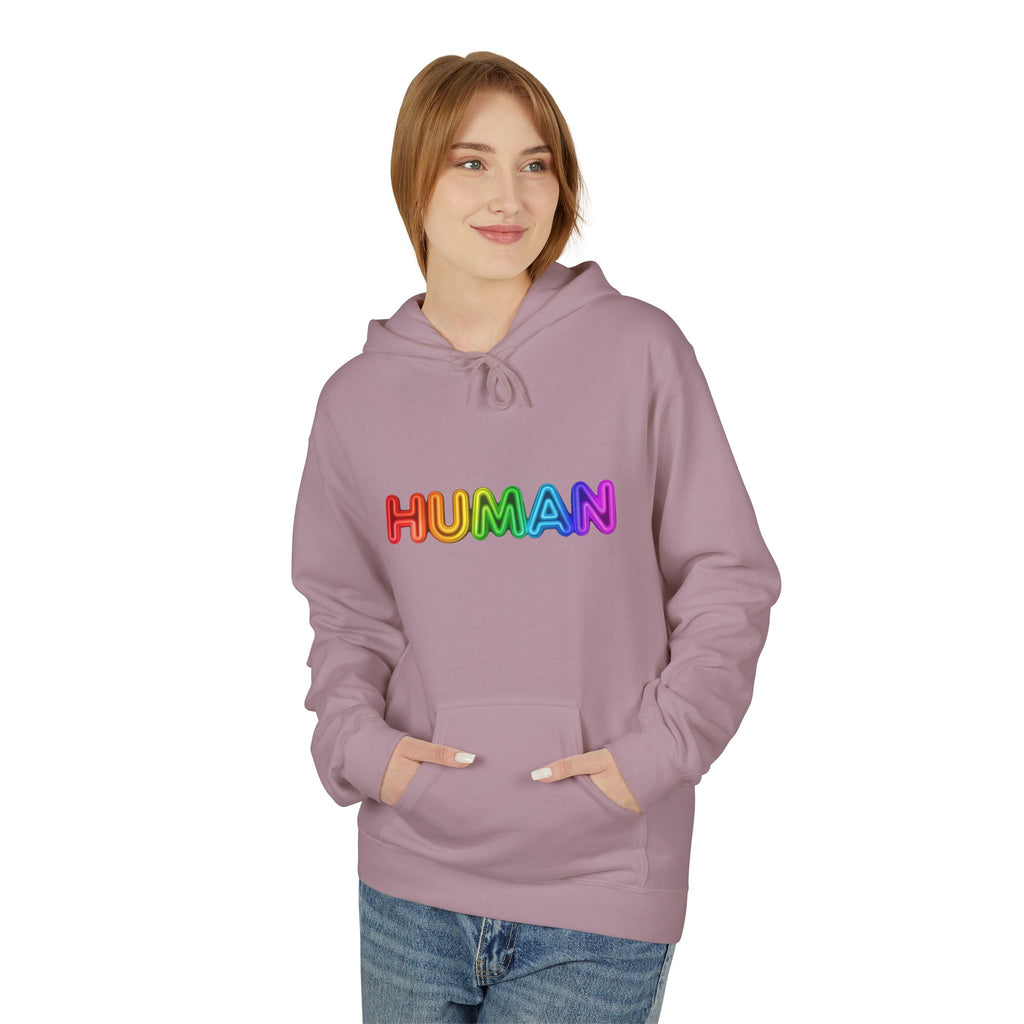 Human Rainbow Hoodie – LGBTQ+ Pride Graphic Pullover