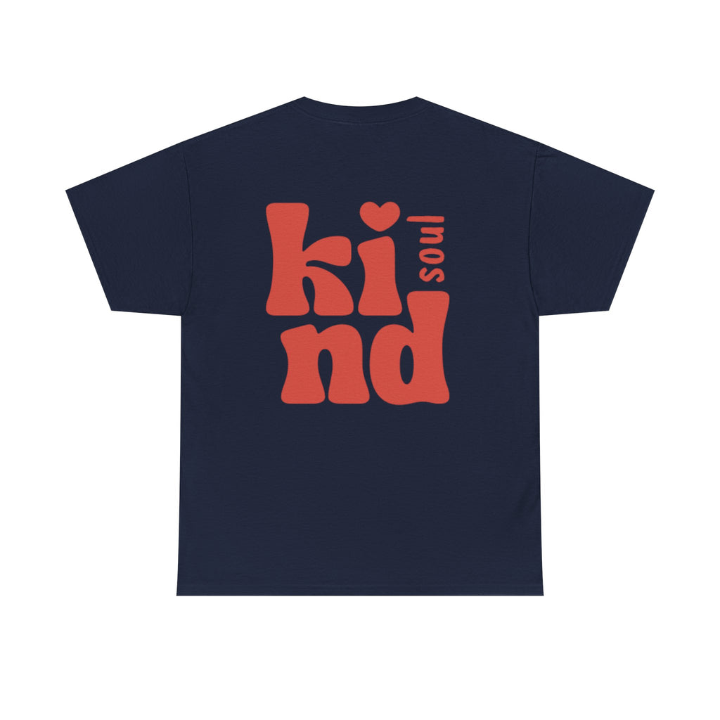 Kind Soul Tee — Retro Red Kindness Graphic T‑Shirt