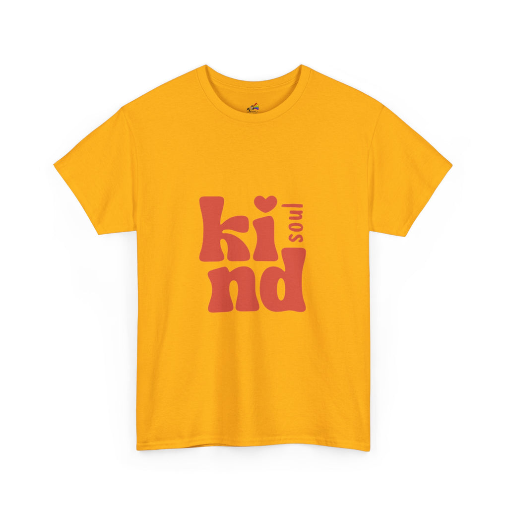 Kind Soul Tee — Retro Red Kindness Graphic T‑Shirt